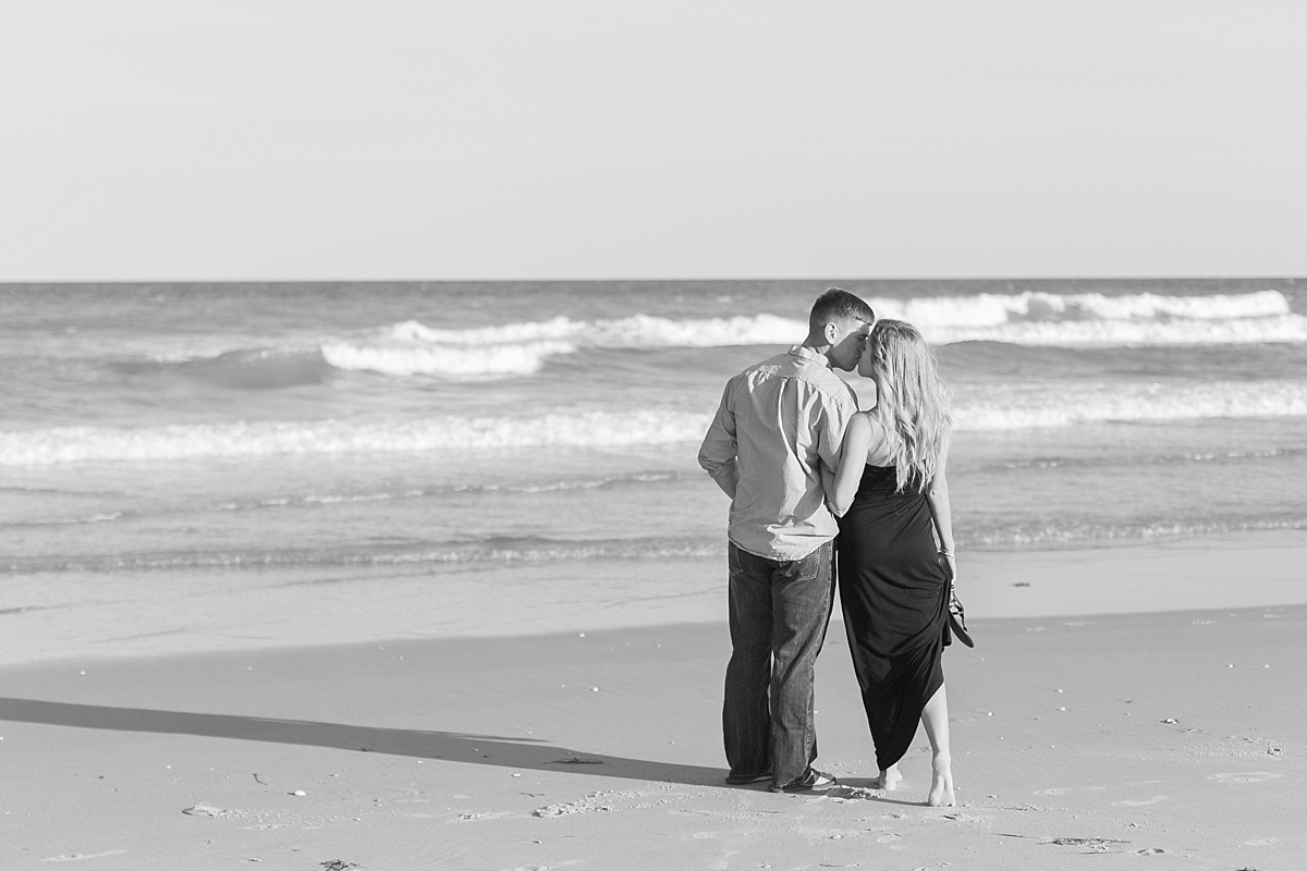 A dreamy couples session on the beaches of the Outer Banks, NC, as captured by Alicia Lacey Photography -- a Washington, DC anniversary photographer.