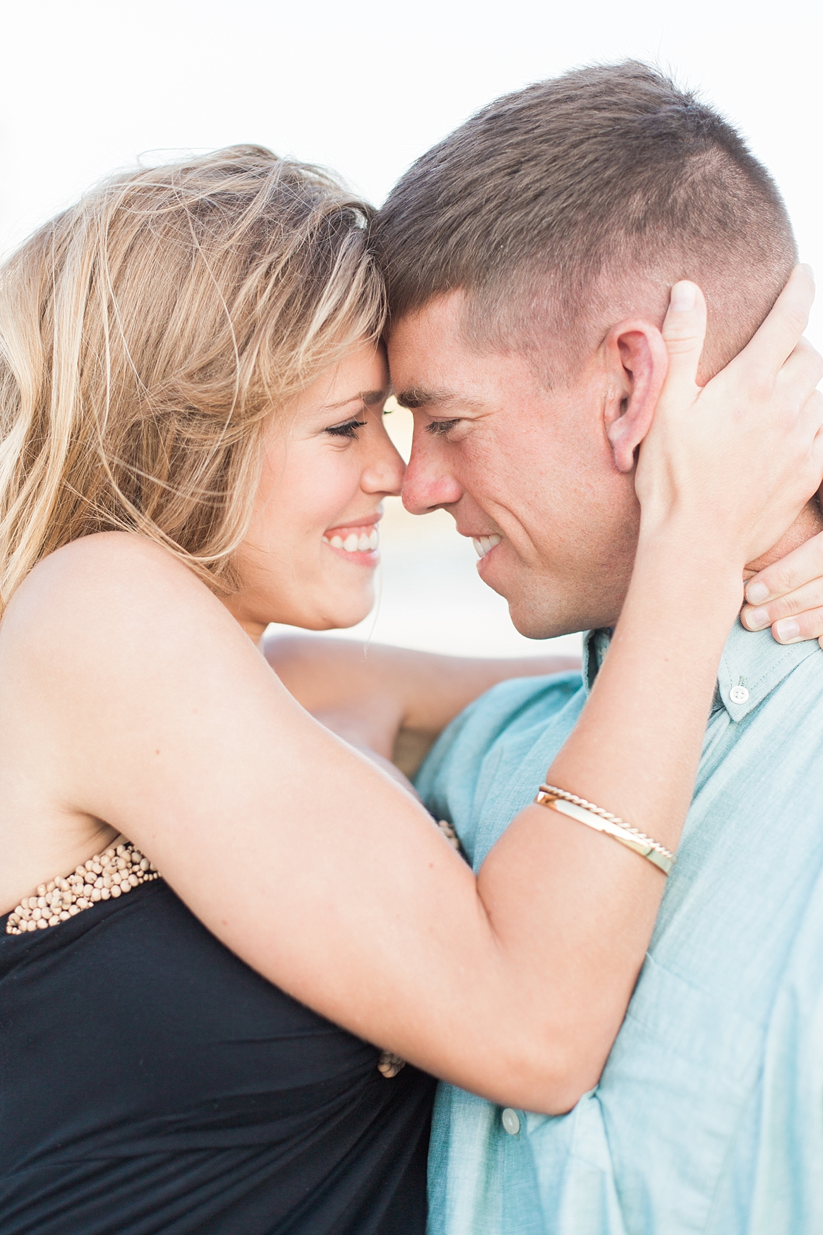 A dreamy couples session on the beaches of the Outer Banks, NC, as captured by Alicia Lacey Photography -- a Washington, DC anniversary photographer.