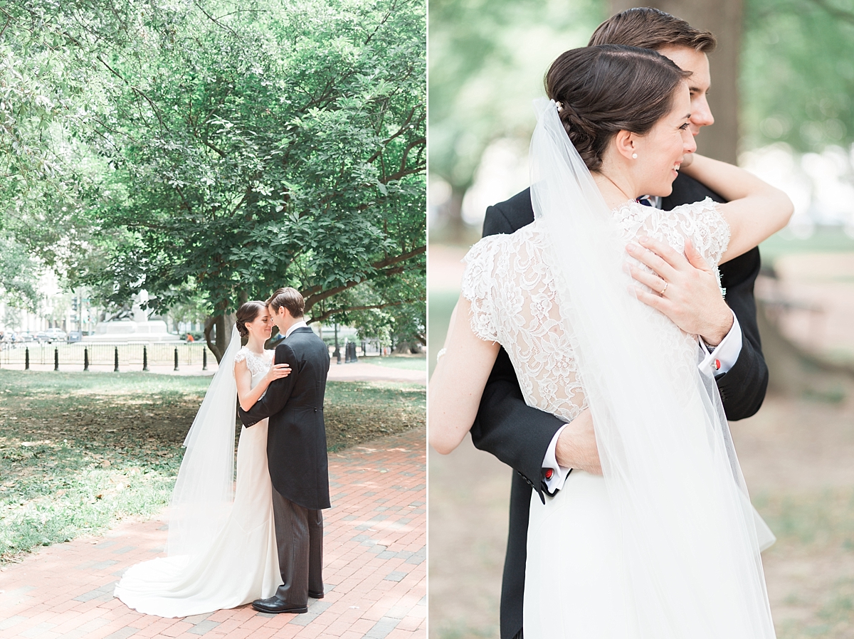 A formal and timeless black-tie wedding affair at DAR Constitution Hall in Washington DC -- photographed by Alicia Lacey Photography.