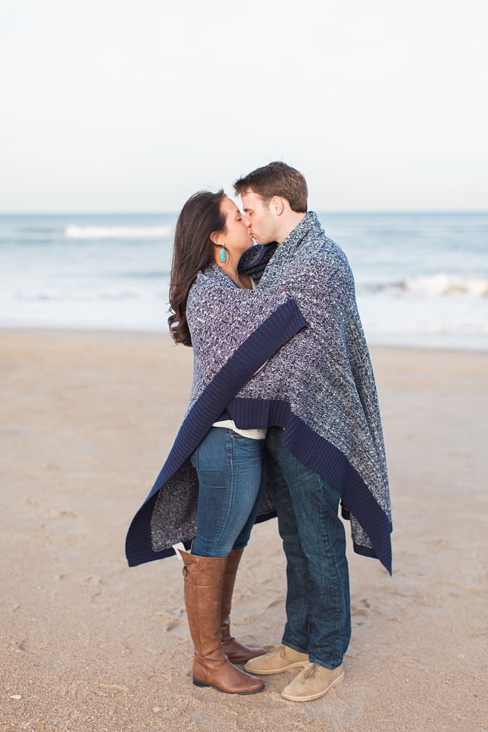 A stylish engagement session at both The Elizabethan Gardens and Nags Head Pier in the Outer Banks, NC. Photographed by Washington, DC & Destination wedding photographer, Alicia Lacey. 