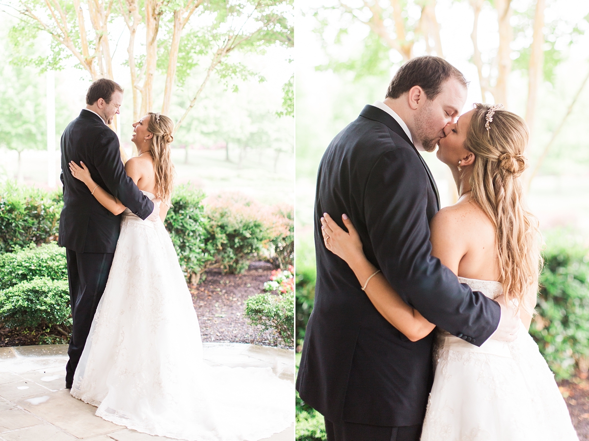 A romantic and timeless spring wedding at Stonewall Golf and Country Club in Gainesville, VA with catering by The Brass Cannon. 