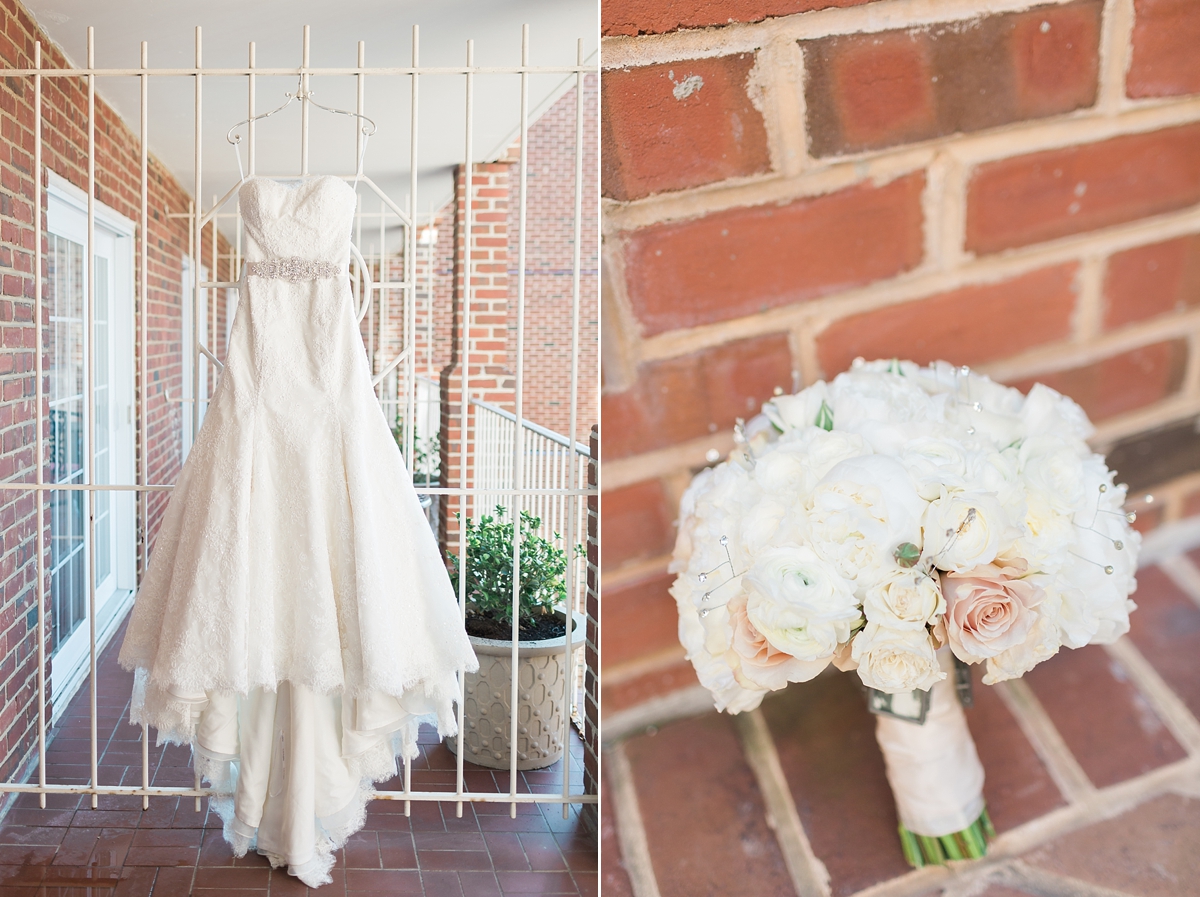 A stunning gold, champagne, and crimson winter wedding in Old Town Alexandria, VA at the classic Hotel Monaco. 