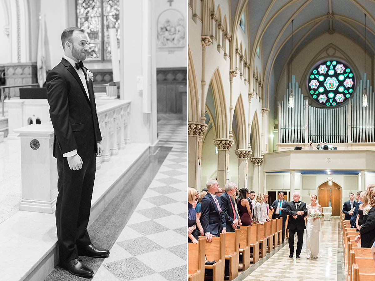 A classic and beautiful black tie wedding at St. Dominic Church and Arena Stage, photographed by Washington, DC wedding photographer, Alicia Lacey. 