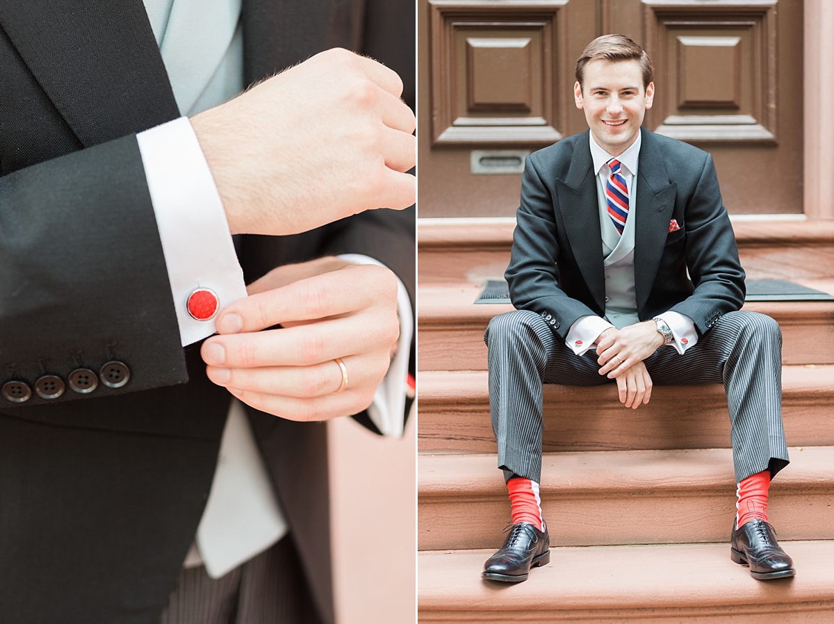 This Washington, DC wedding photographer gives three tips to grooms on what to wear for the big day in order to stand out from the basic rental tuxedo.