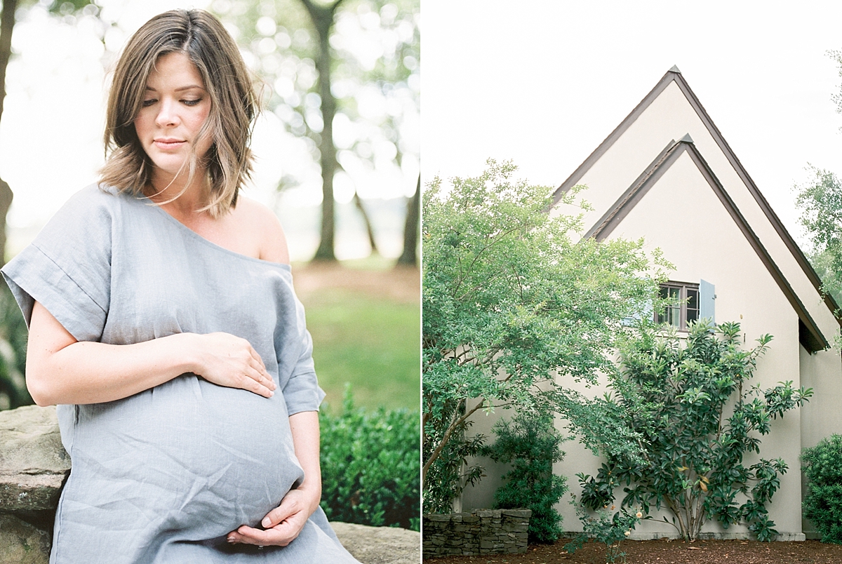 This Washington, DC wedding photographer travels to RiverOaks in Charleston, SC to capture the essence of motherhood during a maternity session.