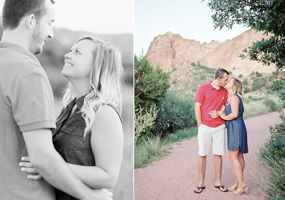 A stunning sunrise session photography by Washington, DC anniversary photographer, Alicia Lacey, at Garden of the Gods in Colorado Springs, CO. 