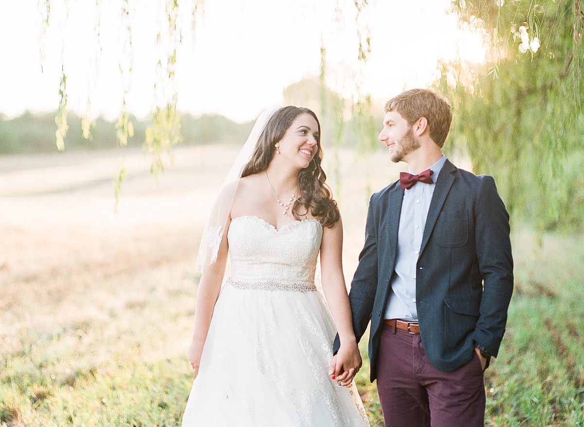 Beautiful fine art film bridal portraits are photographed by Washington, DC wedding photographer, Alicia Lacey in the stunning Virginia countryside. 