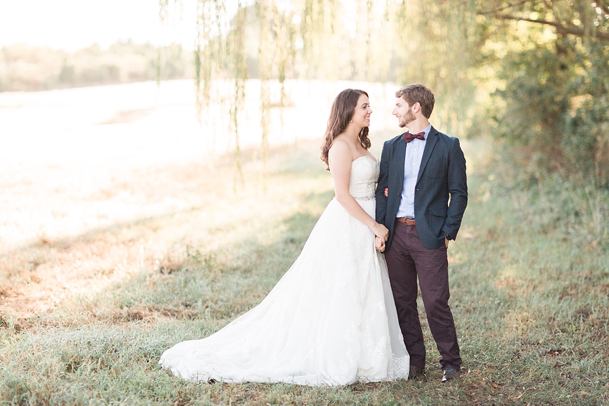 Beautiful fine art film bridal portraits are photographed by Washington, DC wedding photographer, Alicia Lacey in the stunning Virginia countryside. 