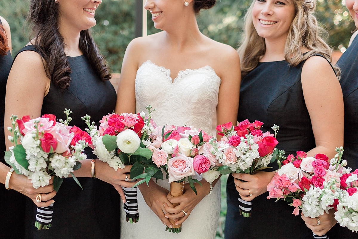 A gorgeous black-tie Kate Spade themed wedding held is at The Williamsburg Inn in Virginia and photographed by Washington, DC photographer Alicia Lacey.