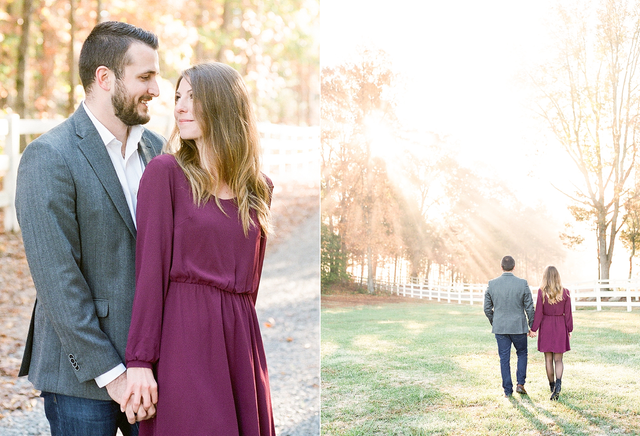 A fog-filled sunrise engagement session at Lake Anna in Mineral, VA as captured by Washington, DC wedding and anniversary photographer, Alicia Lacey. 
