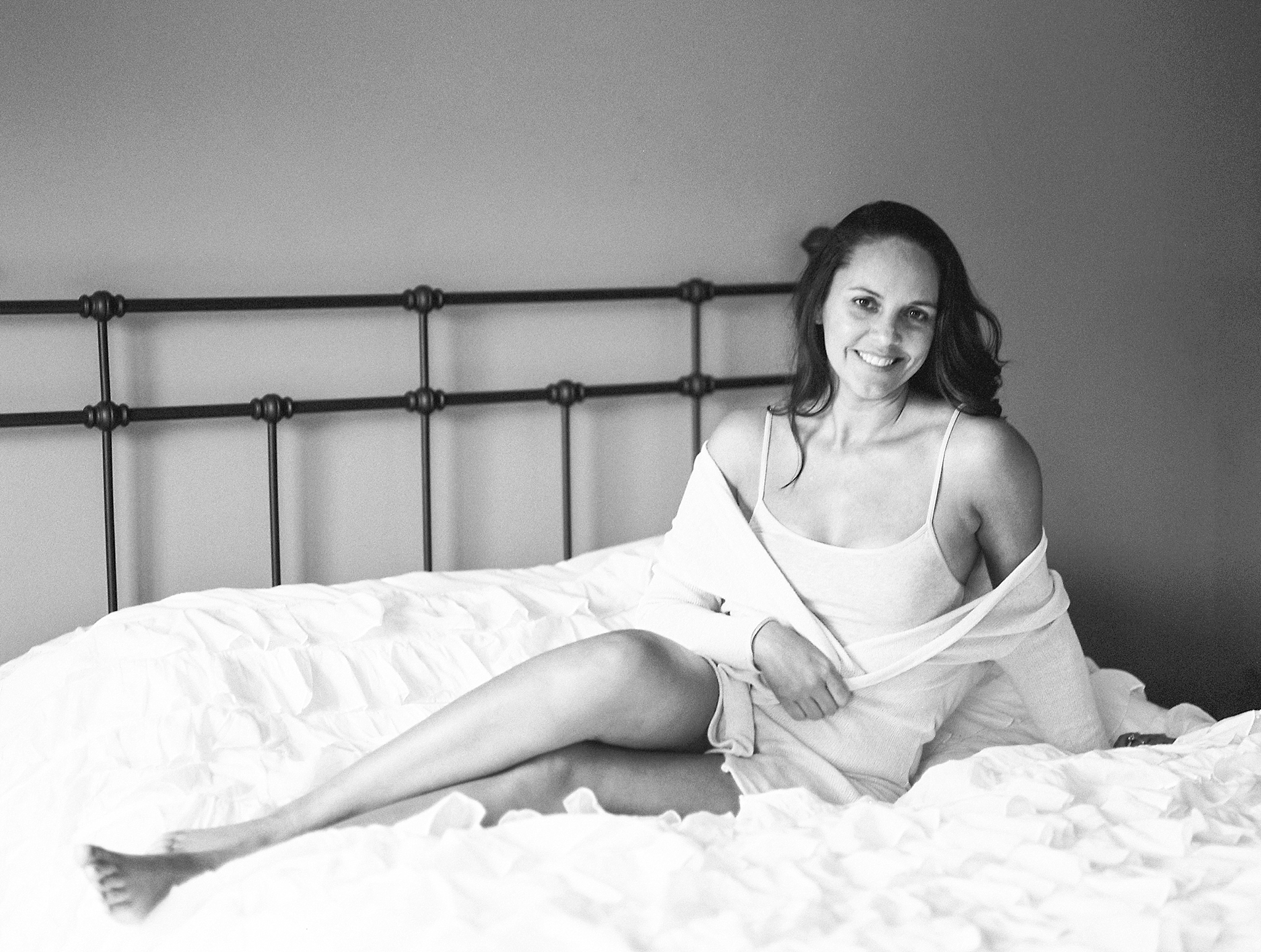 Alicia Lacey, a Washington, DC wedding photographer, promotes self-confidence and inner beauty through black and white film photos for The Portrait Project.