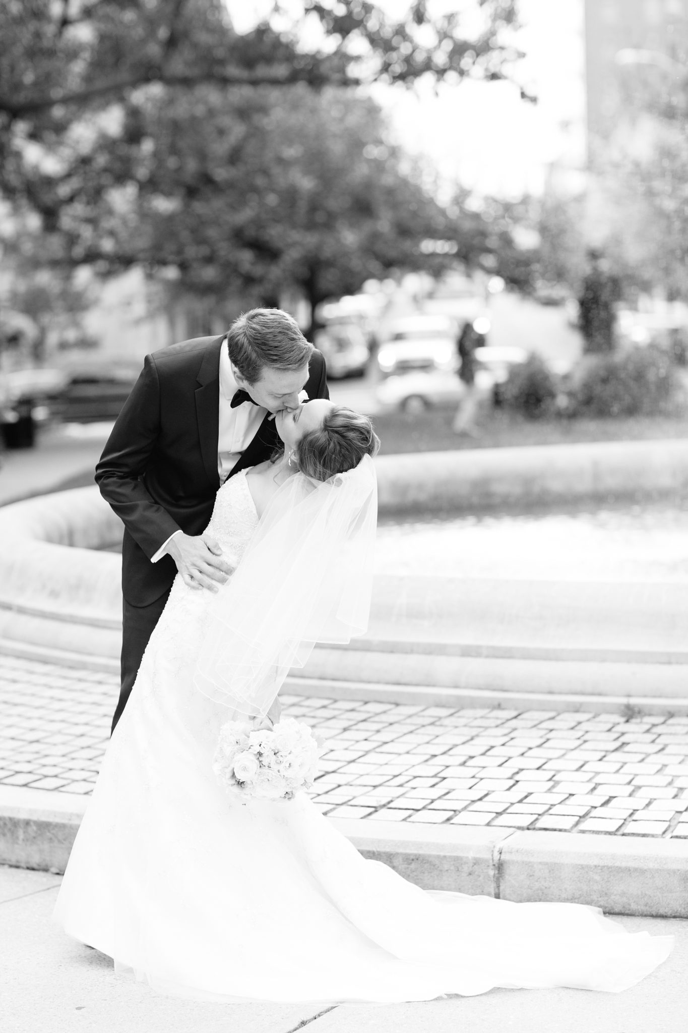 A classic black-tie ceremony at the Enoch Pratt Library in Baltimore, MD -- photographed by Alicia Lacey Photography, a Washington, DC wedding photographer.