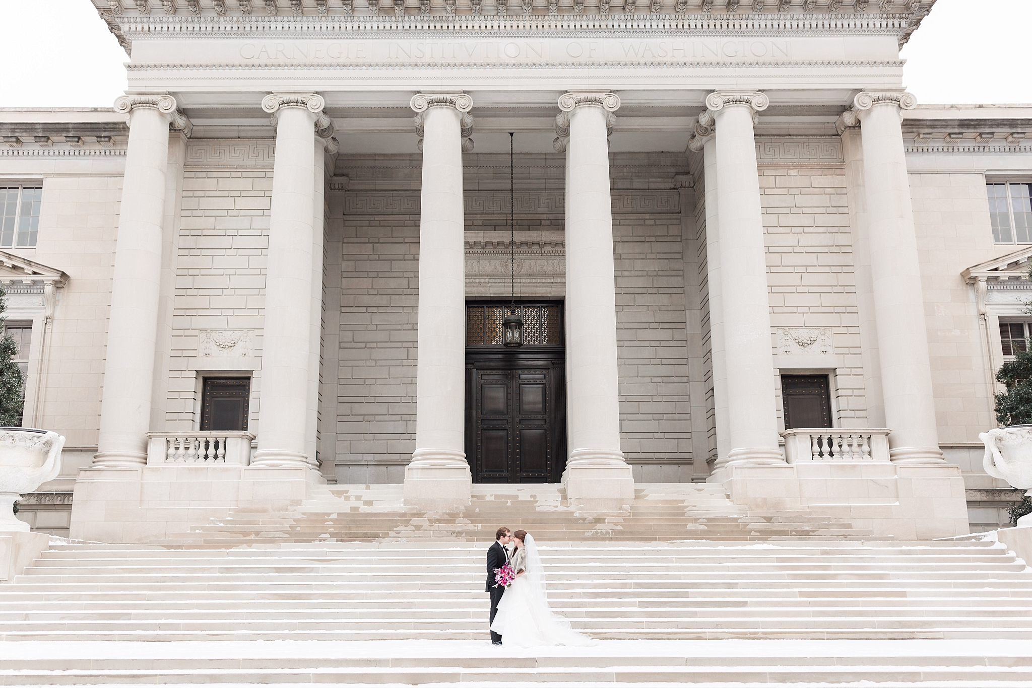 This Washington, DC wedding photographer shares three tips with brides on how to stay warm during a winter wedding day! 