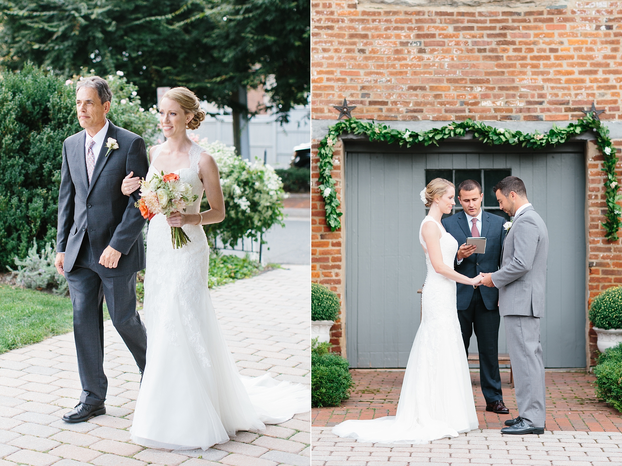 A beautifully decorated wedding at the Thomas Birkby House in Leesburg, VA -- photographed by Alicia Lacey Photography, a Washington, DC wedding photographer. 