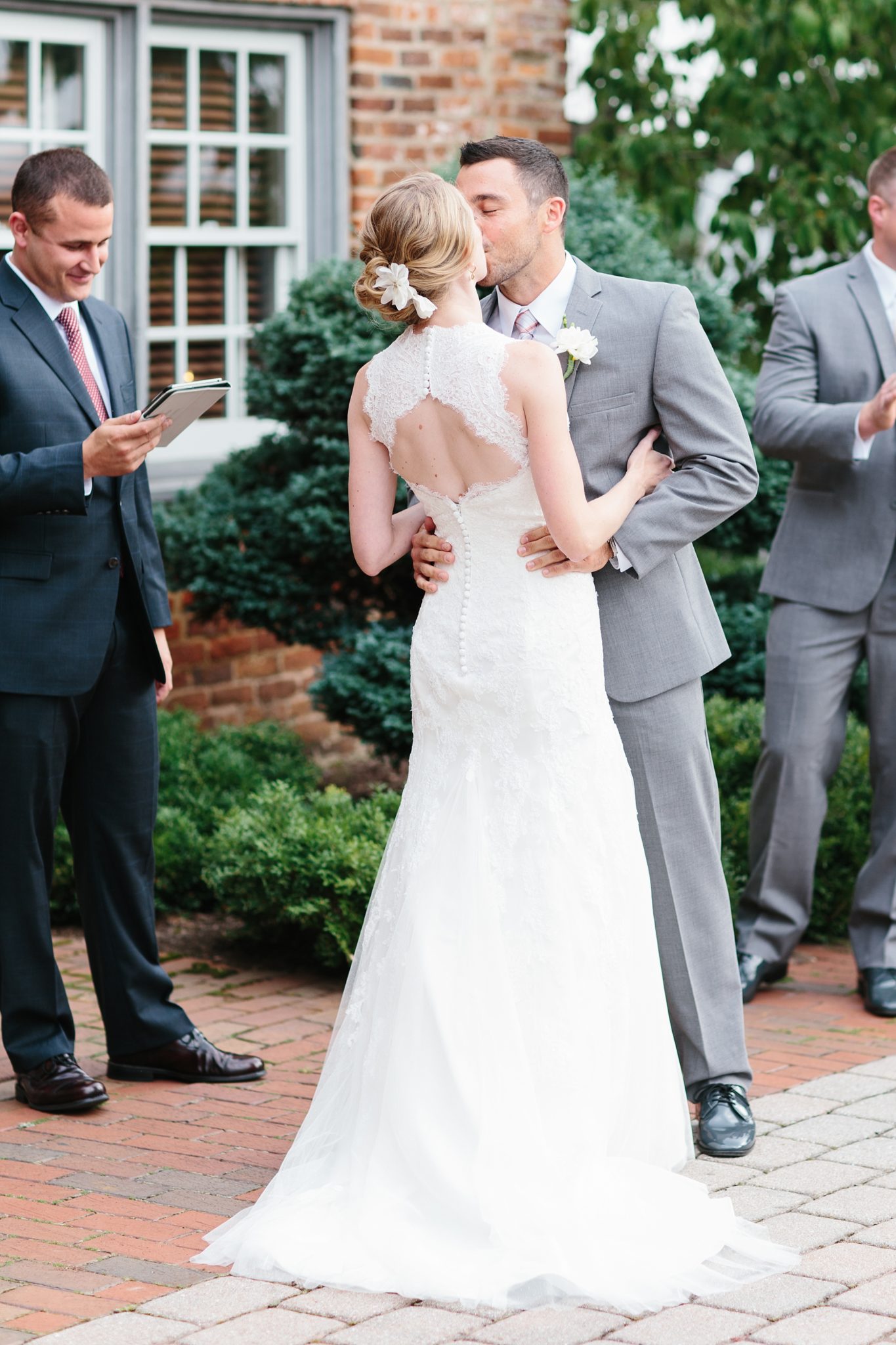 A beautifully decorated wedding at the Thomas Birkby House in Leesburg, VA -- photographed by Alicia Lacey Photography, a Washington, DC wedding photographer. 