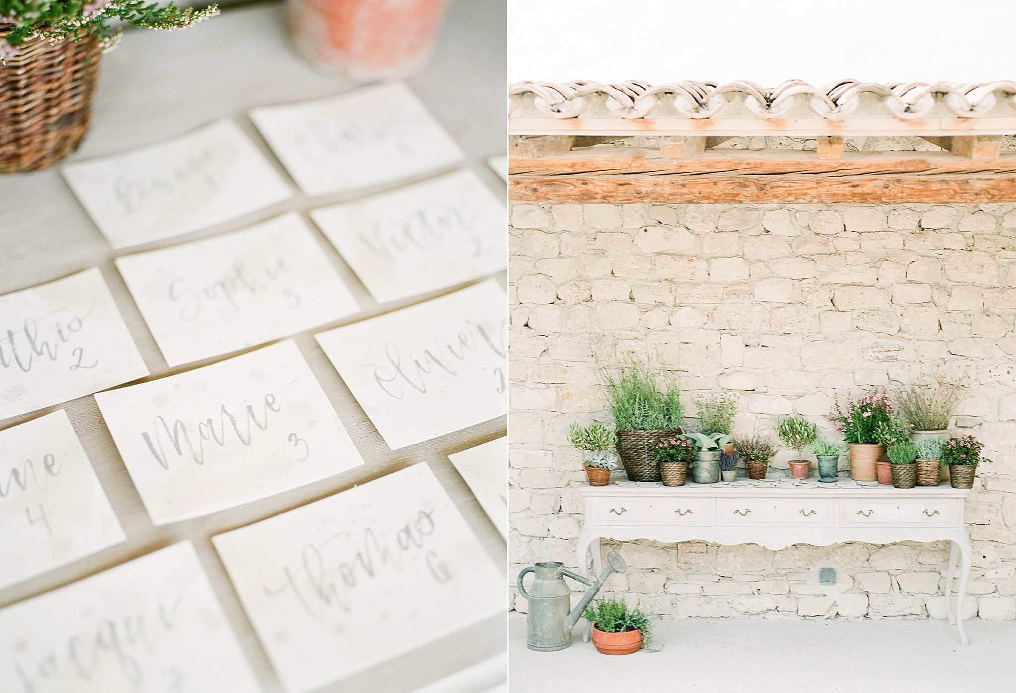A romantic wedding at Domaine de Sarson in Grignan that was photographed by Provence, France destination film wedding photographer, Alicia Lacey. 