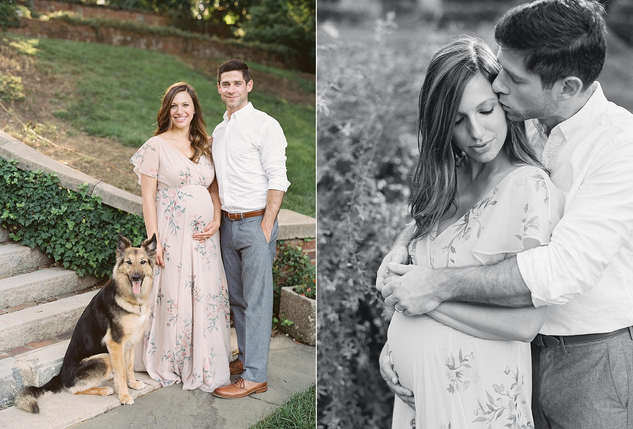 Our sixth anniversary session and elegant maternity session was photographed at The Virginia House in Richmond, VA