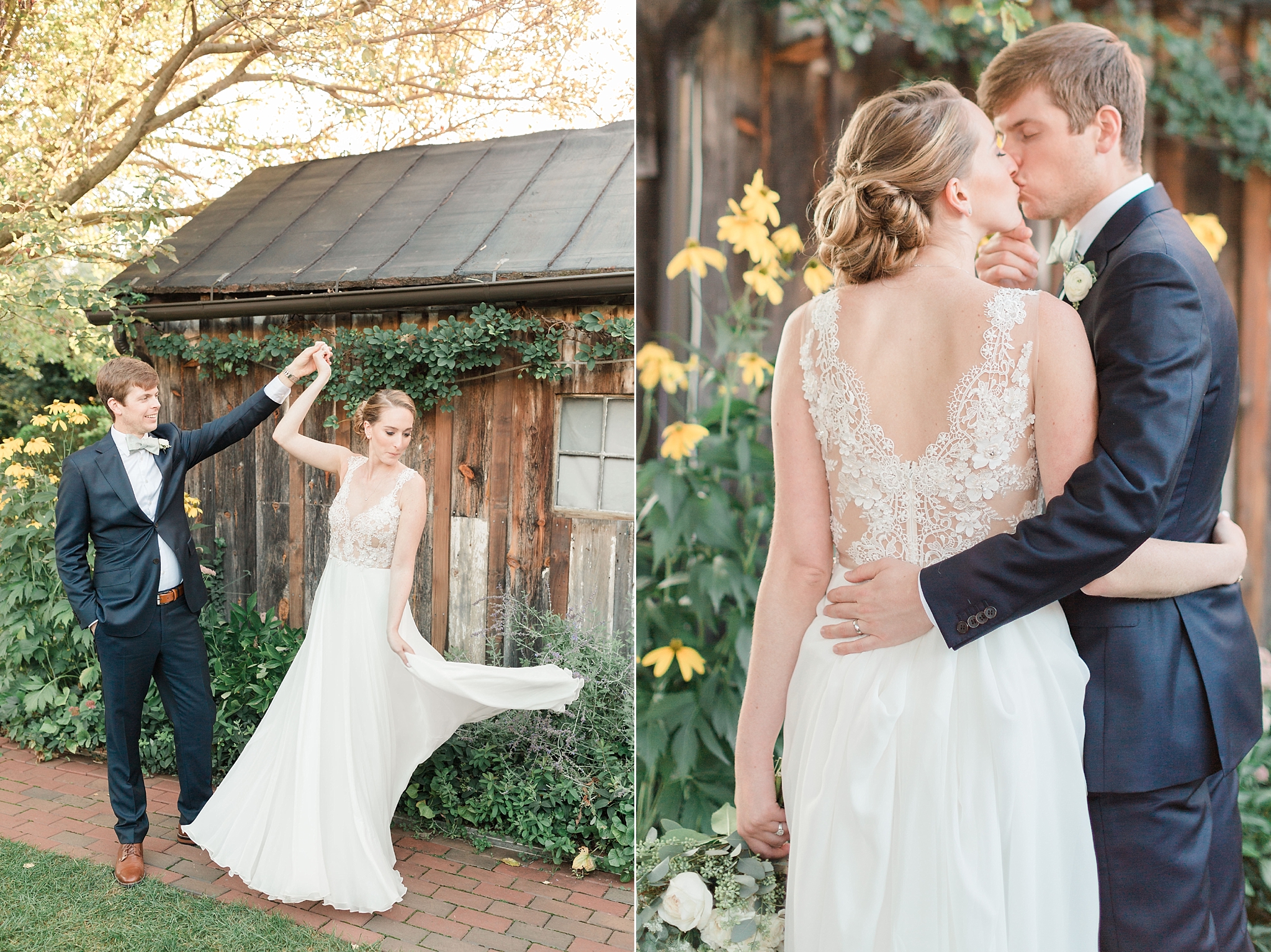 This Thomas Birkby House wedding photographed by DC photographer, Alicia Lacey, was an elegant affair complete with lush floral designs by Holly Chapple.  