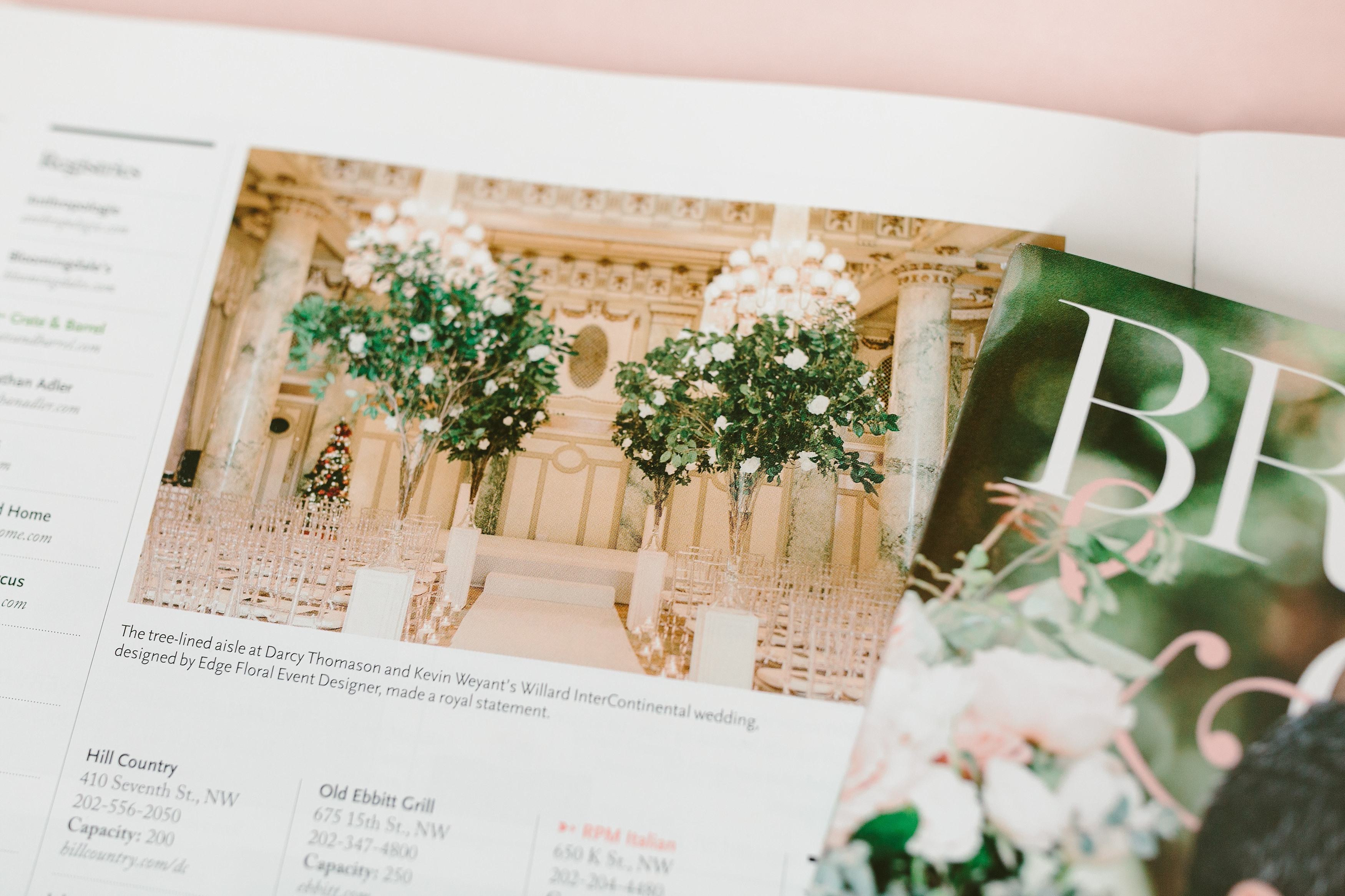 This Washington, DC wedding photographer two features in the latest issues of The Knot DMV and Washingtonian Bride and Groom Magazine. 
