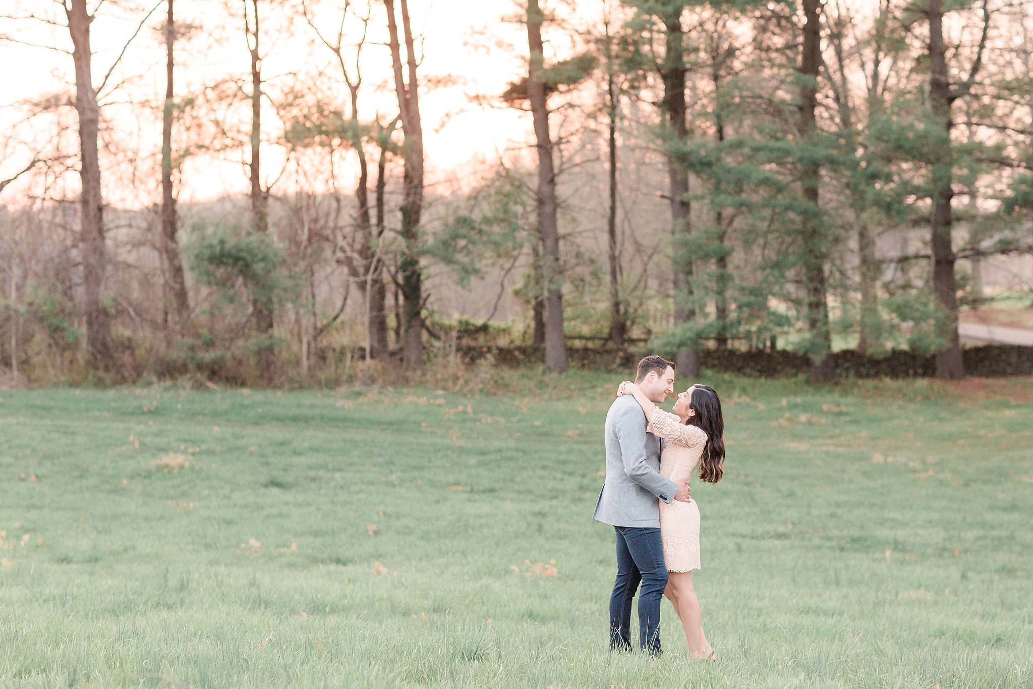 This colorful spring engagement session was photographed at Airlie Center in Warrenton, VA by DC fine art photographer, Alicia Lacey. 