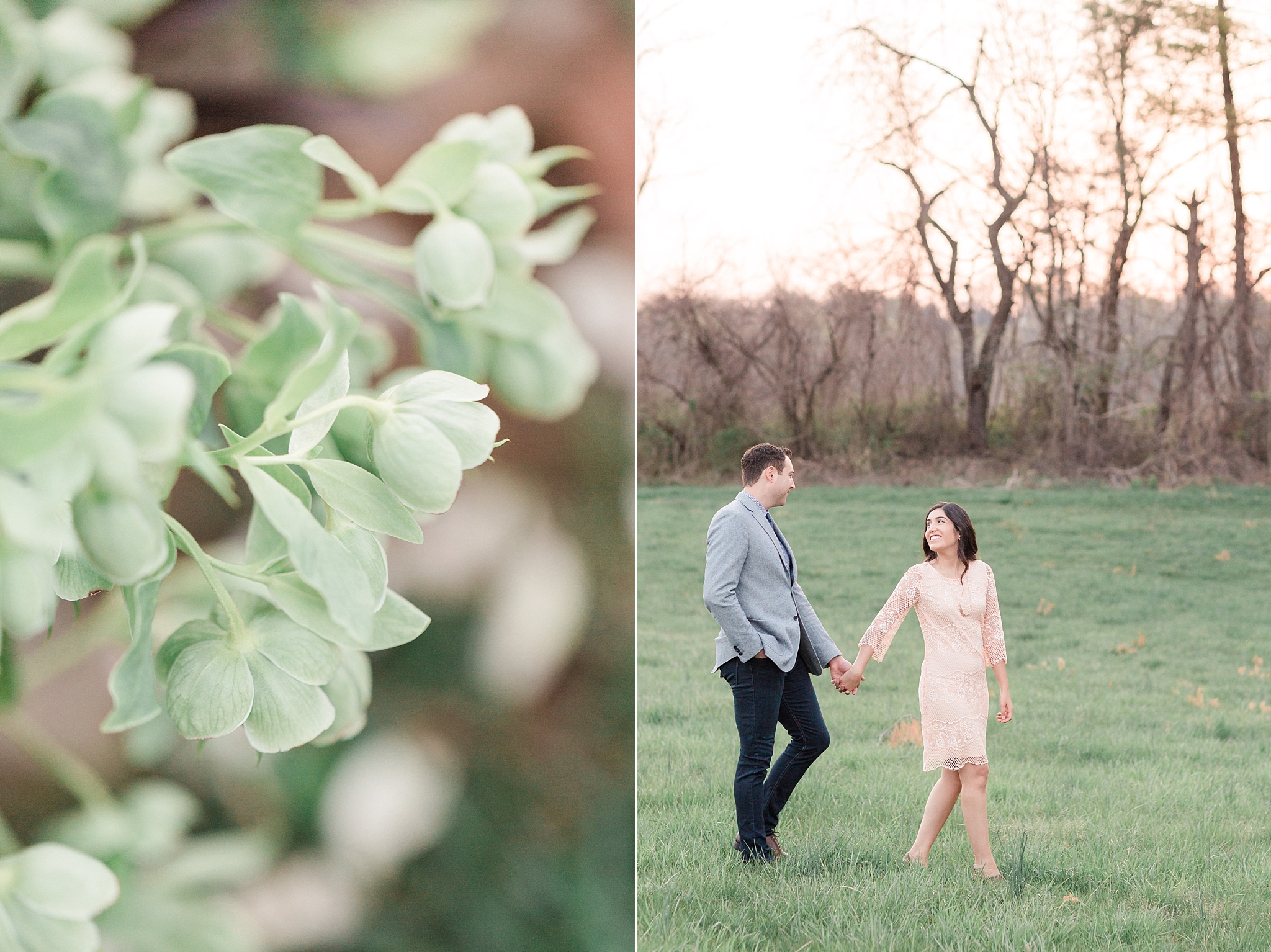 This colorful spring engagement session was photographed at Airlie Center in Warrenton, VA by DC fine art photographer, Alicia Lacey. 