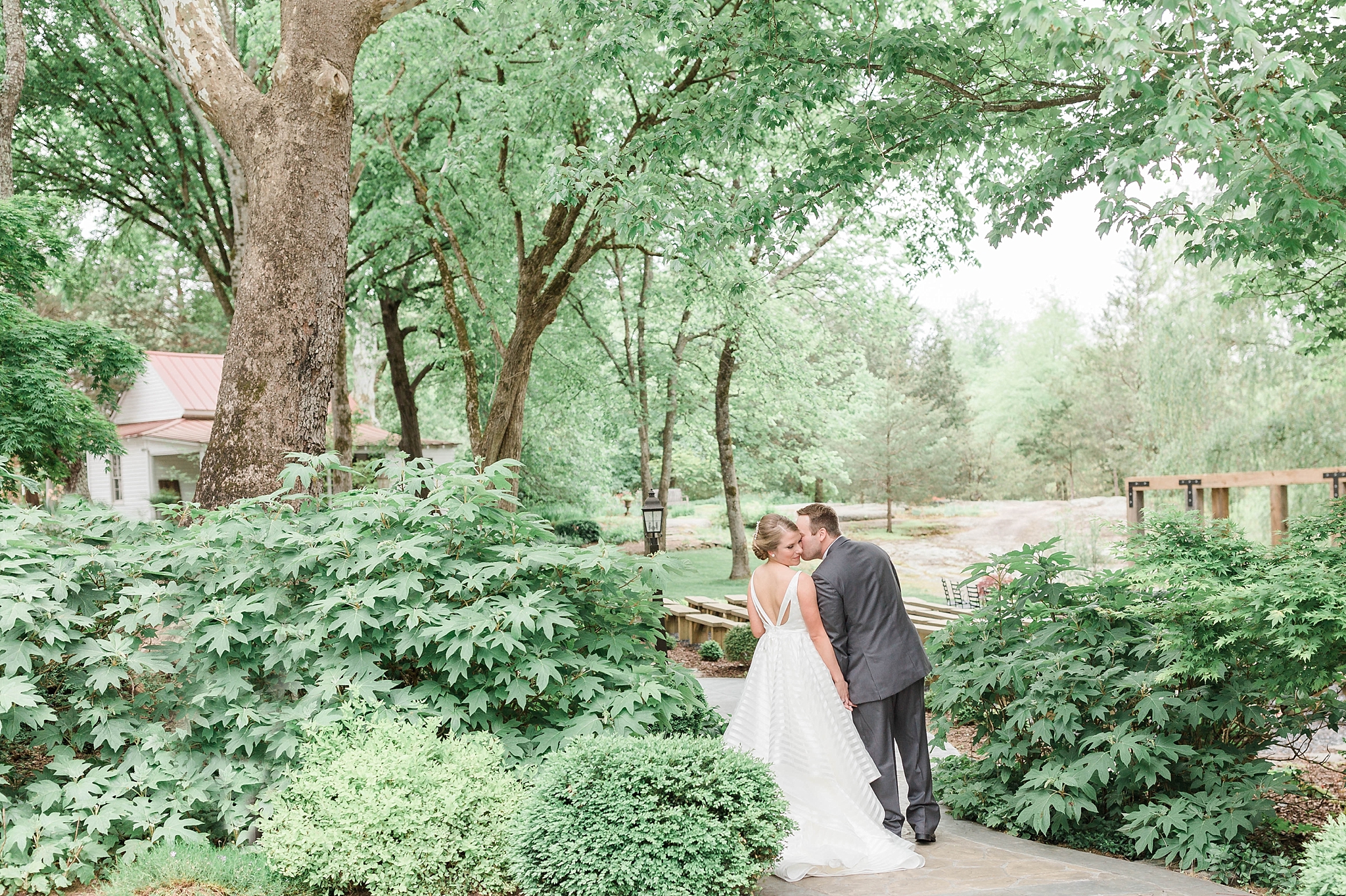 This stylish Mill at Fine Creek wedding in Powhatan, VA features a soft and romantic color palette of blush, gold, and ivory.