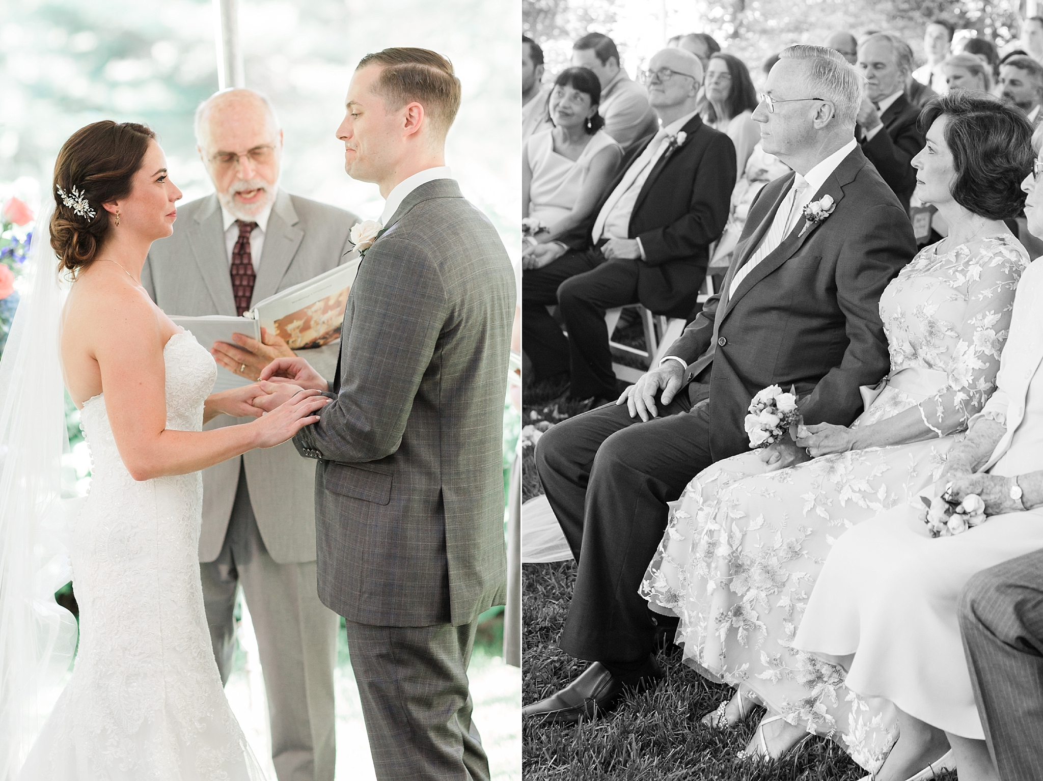 This chic summery Airlie wedding in Warrenton, VA was photographed by Washington, DC photographer, Alicia Lacey.