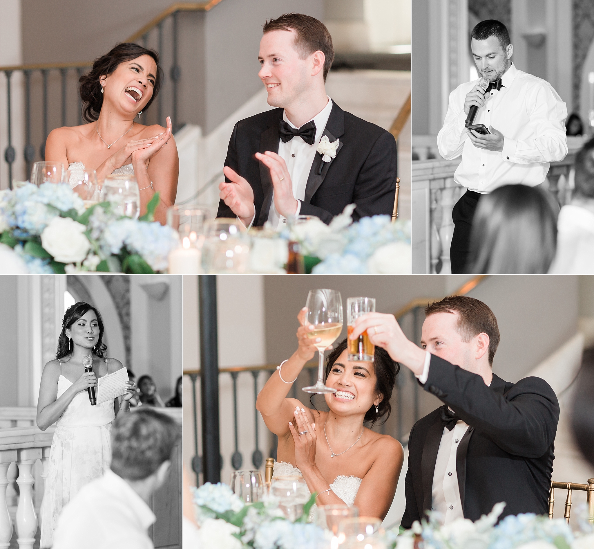 This sweet couple was married in a romantic ceremony ath the iconic St. Matthews Cathedral in Washington, DC and celebrated with a reception at the National Museum of Women in the Arts.