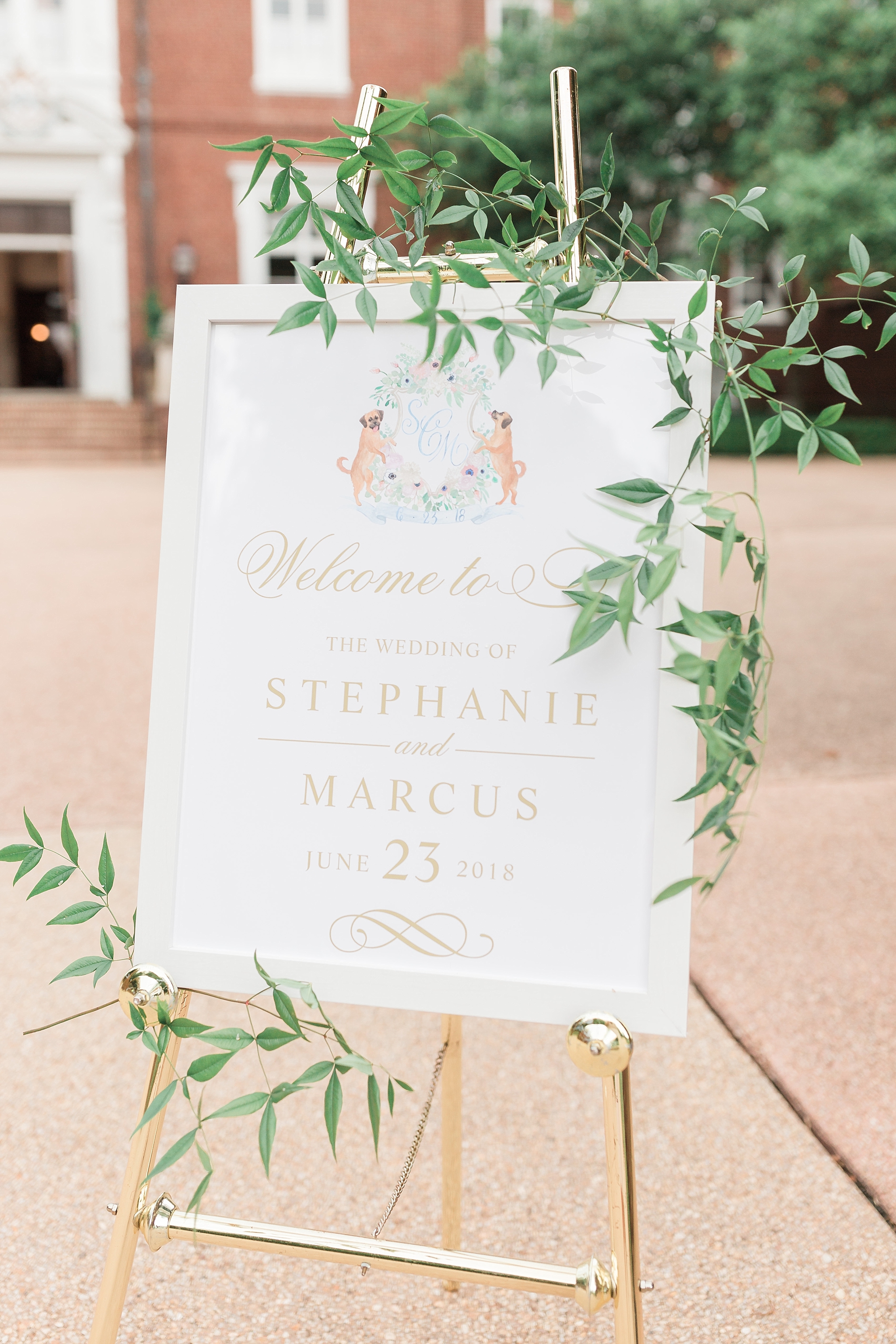 This elegant summer wedding at Oxon Hill Manor was styled by SRS Events and photographed by Alicia Lacey.
