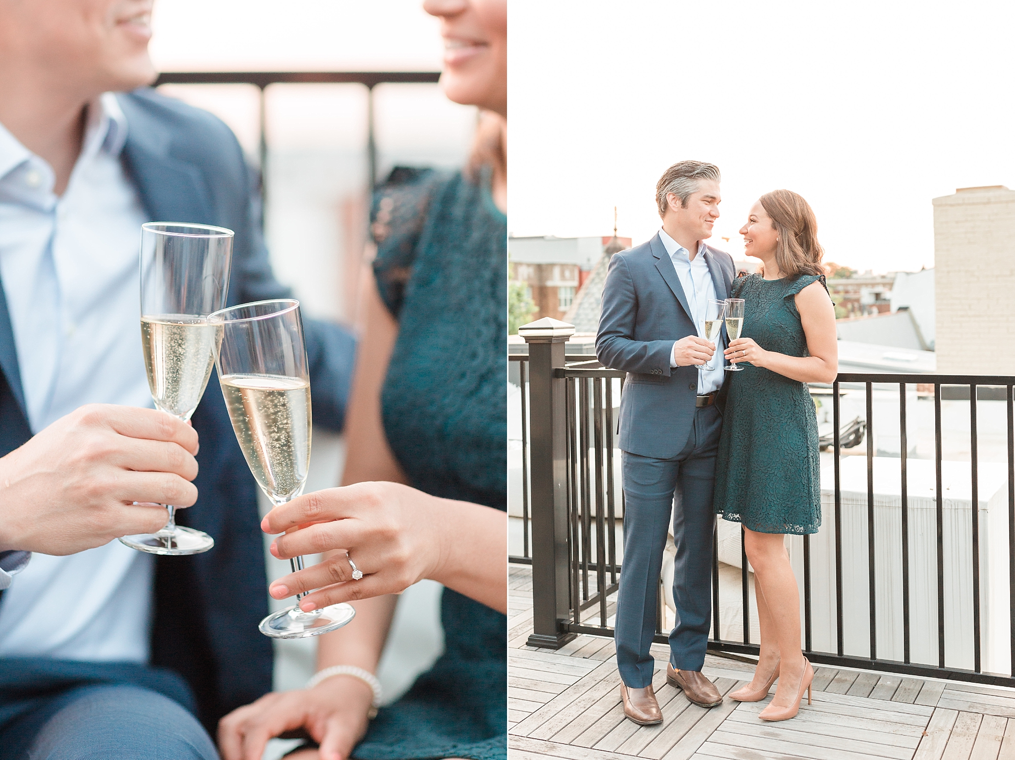 This stunning set of Meridian Hill Park engagement photos were photographed in Washington, DC by Alicia Lacey.