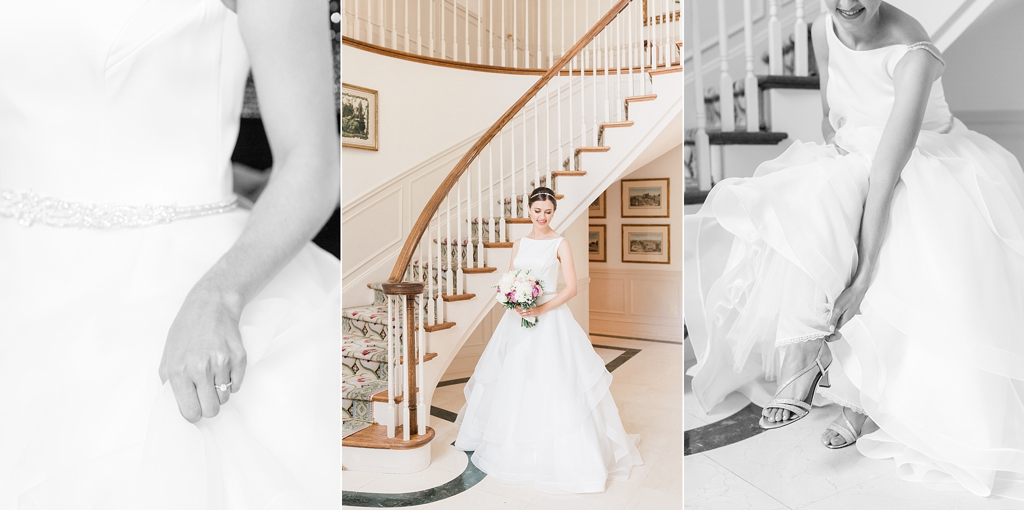 This elegant Whitby Castle wedding features a summery color palette with regal undertones. The entire day was photographed by DC wedding photographer, Alicia Lacey.