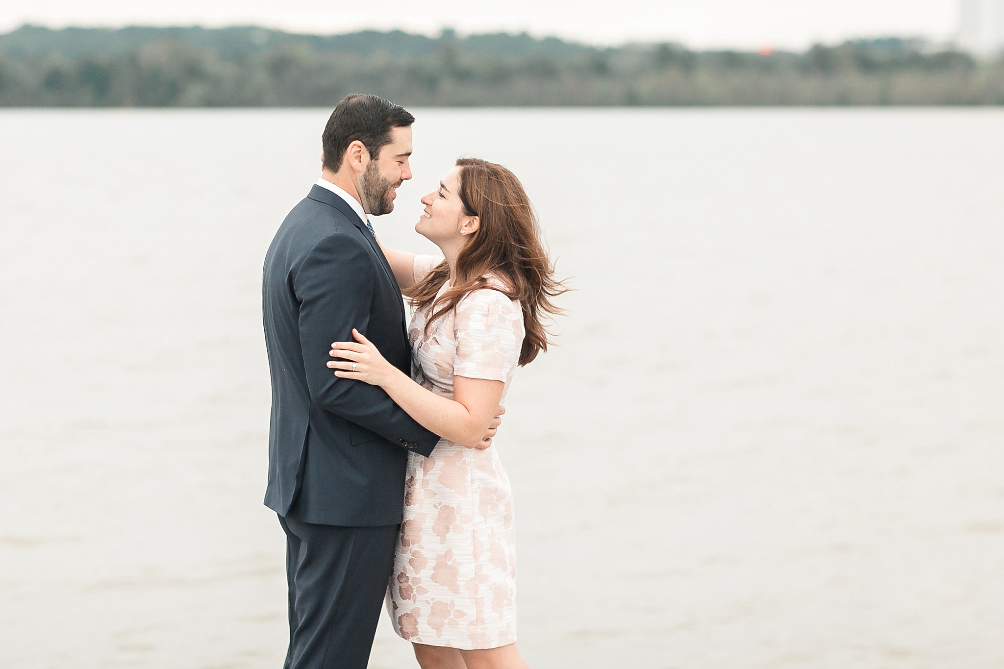 This set of timeless engagement photos were taken in Old Town Alexandria, VA by DC wedding photographer, Alicia Lacey.