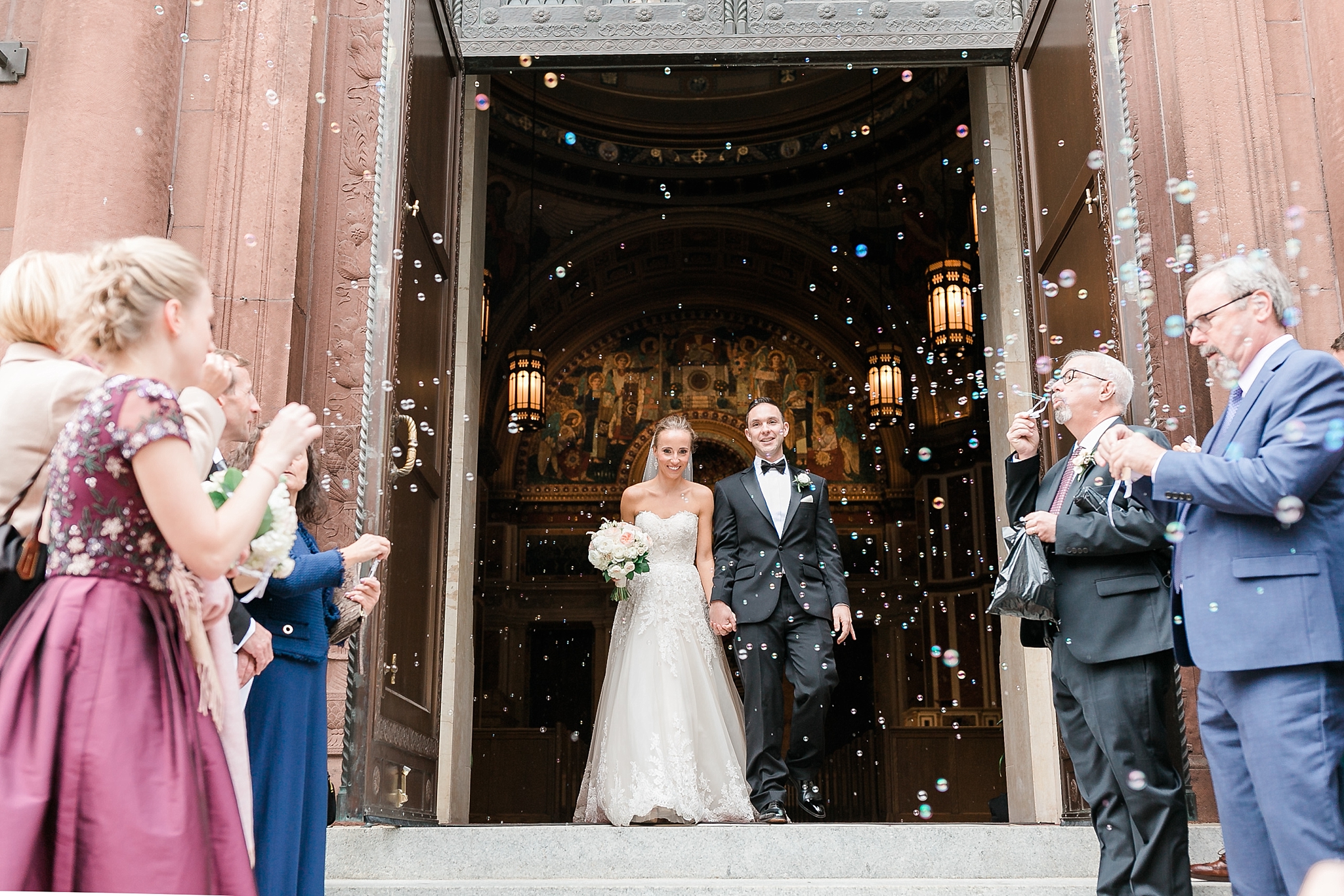 This stunning October wedding was held at St. Matthews Cathedral in Washington, DC with an intimate reception at The Jefferson Hotel.