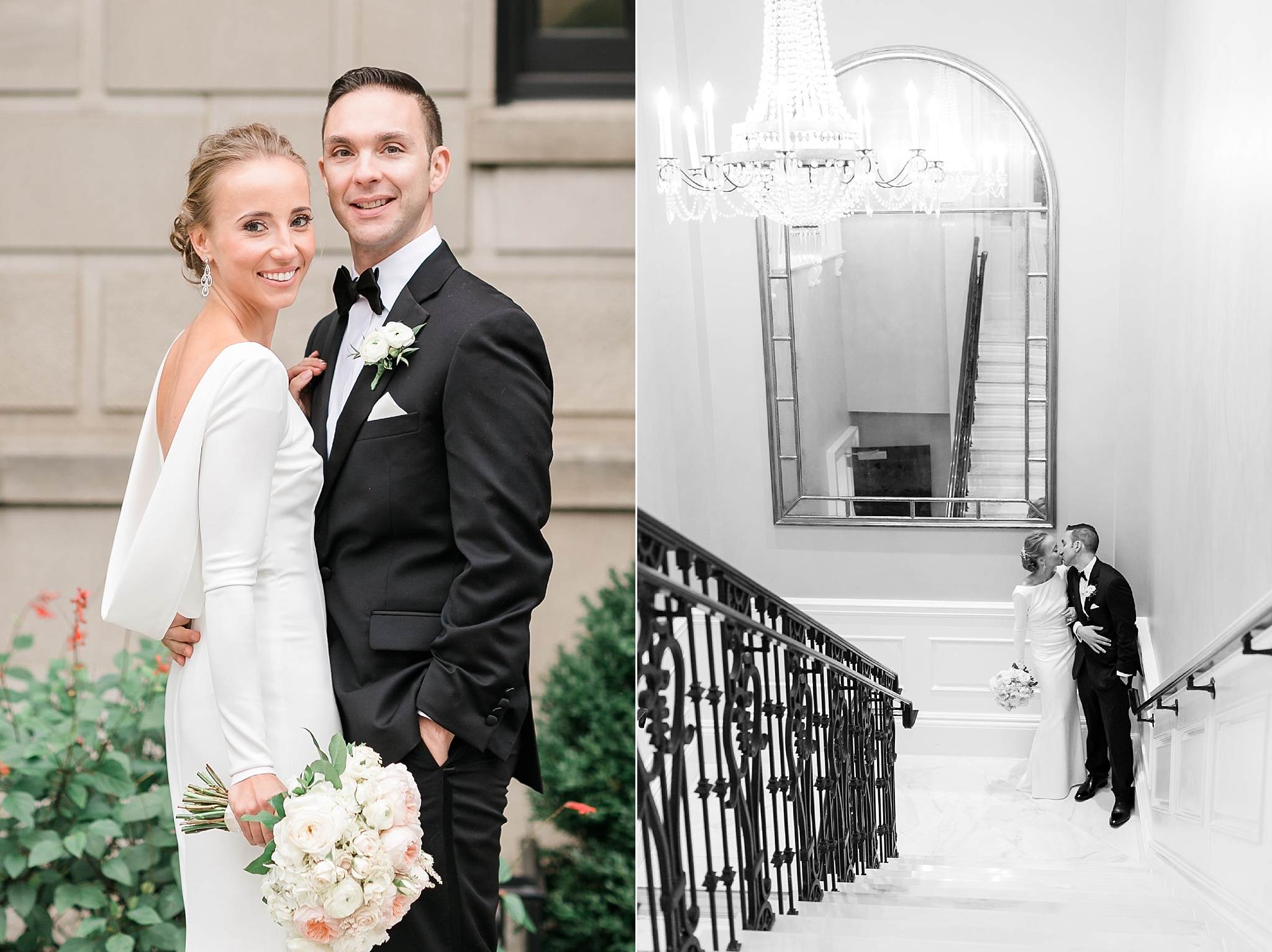 This stunning October wedding was held at St. Matthews Cathedral in Washington, DC with an intimate reception at The Jefferson Hotel.