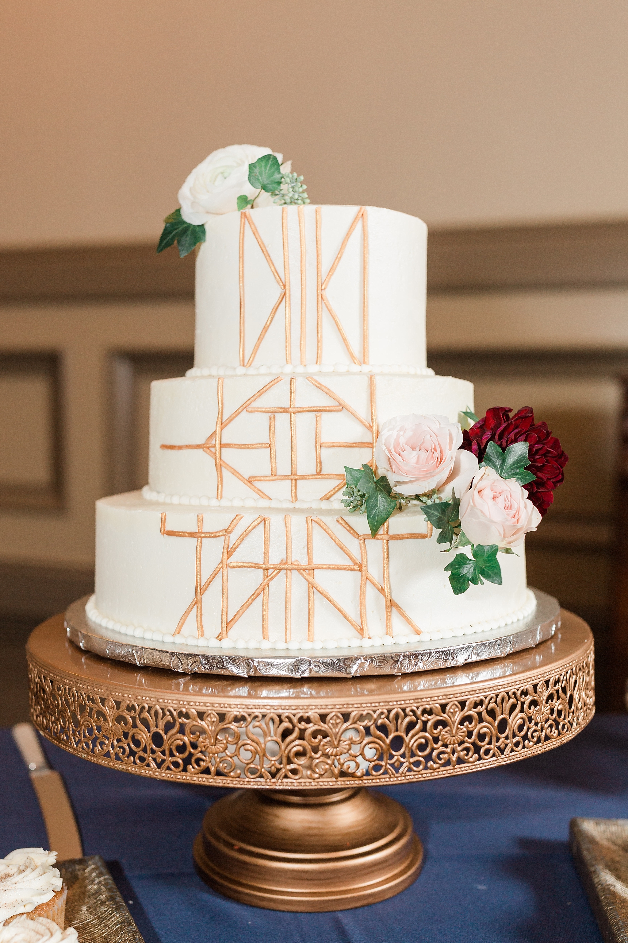 These September "I do's" took place during an art-deco inspired wedding at the John Marshall Ballrooms in Richmond, VA. 