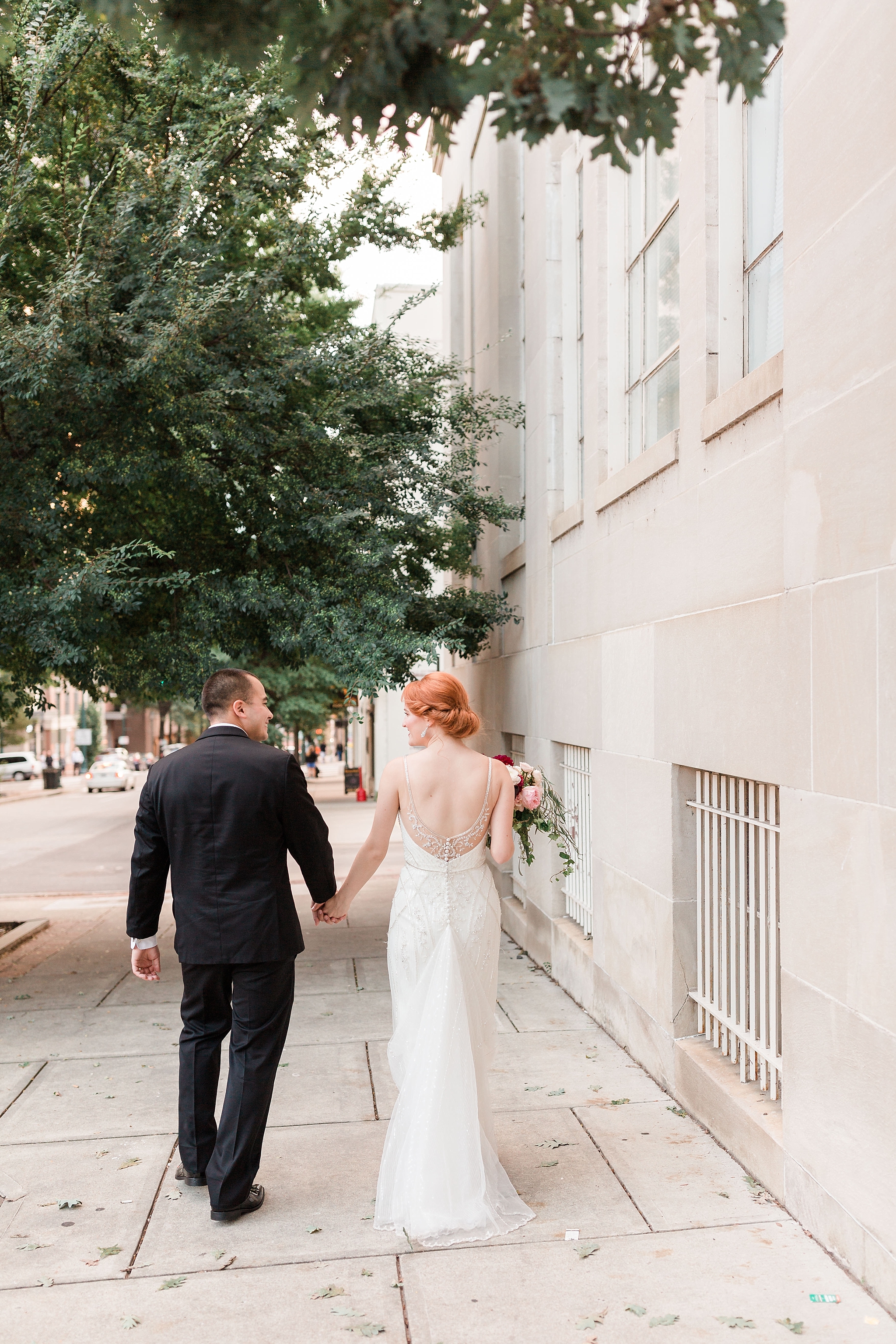 These September "I do's" took place during an art-deco inspired wedding at the John Marshall Ballrooms in Richmond, VA.
