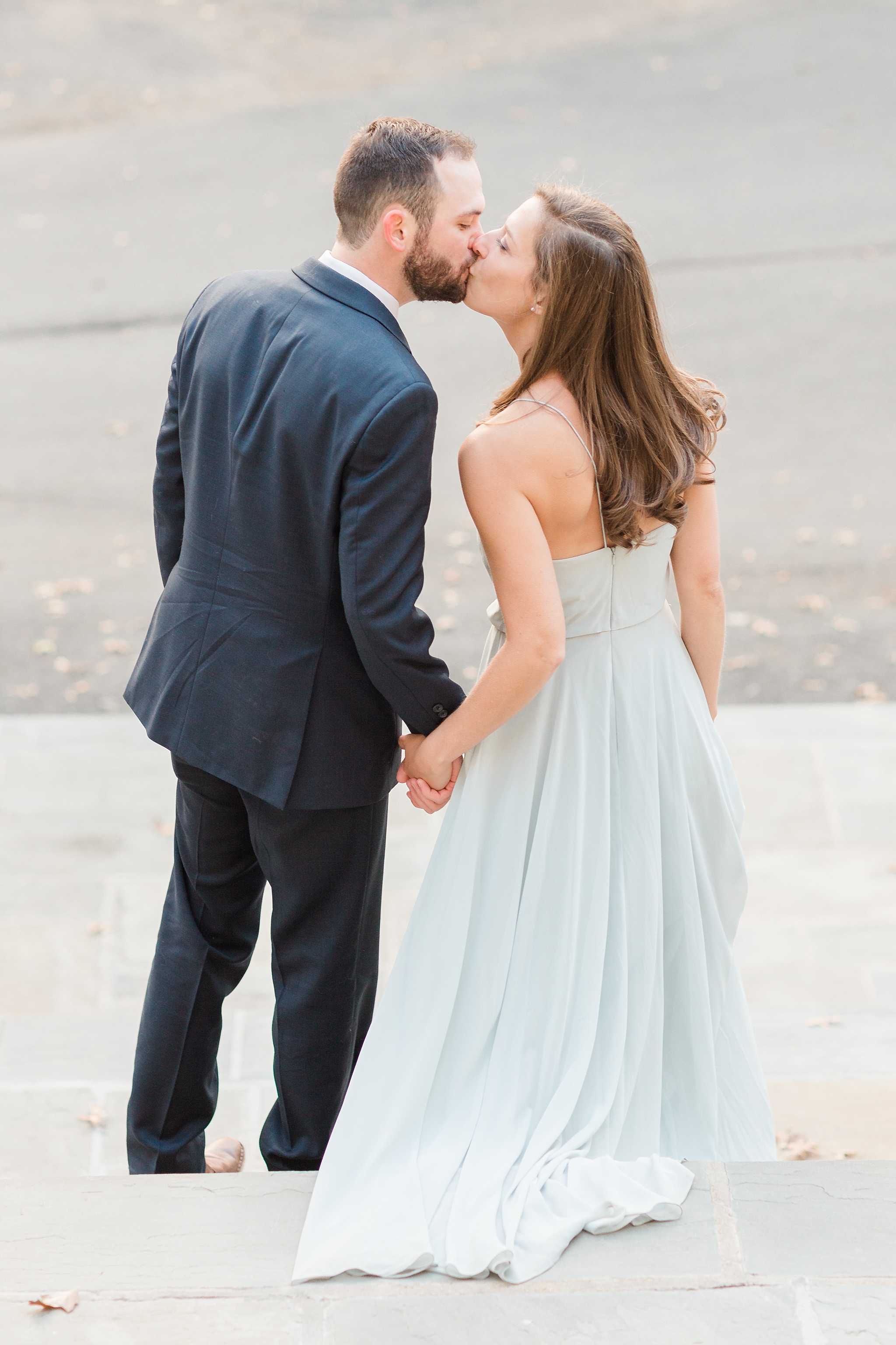 A romantic garden engagement session photographed in Warrenton, VA by DC wedding photographer, Alicia Lacey.