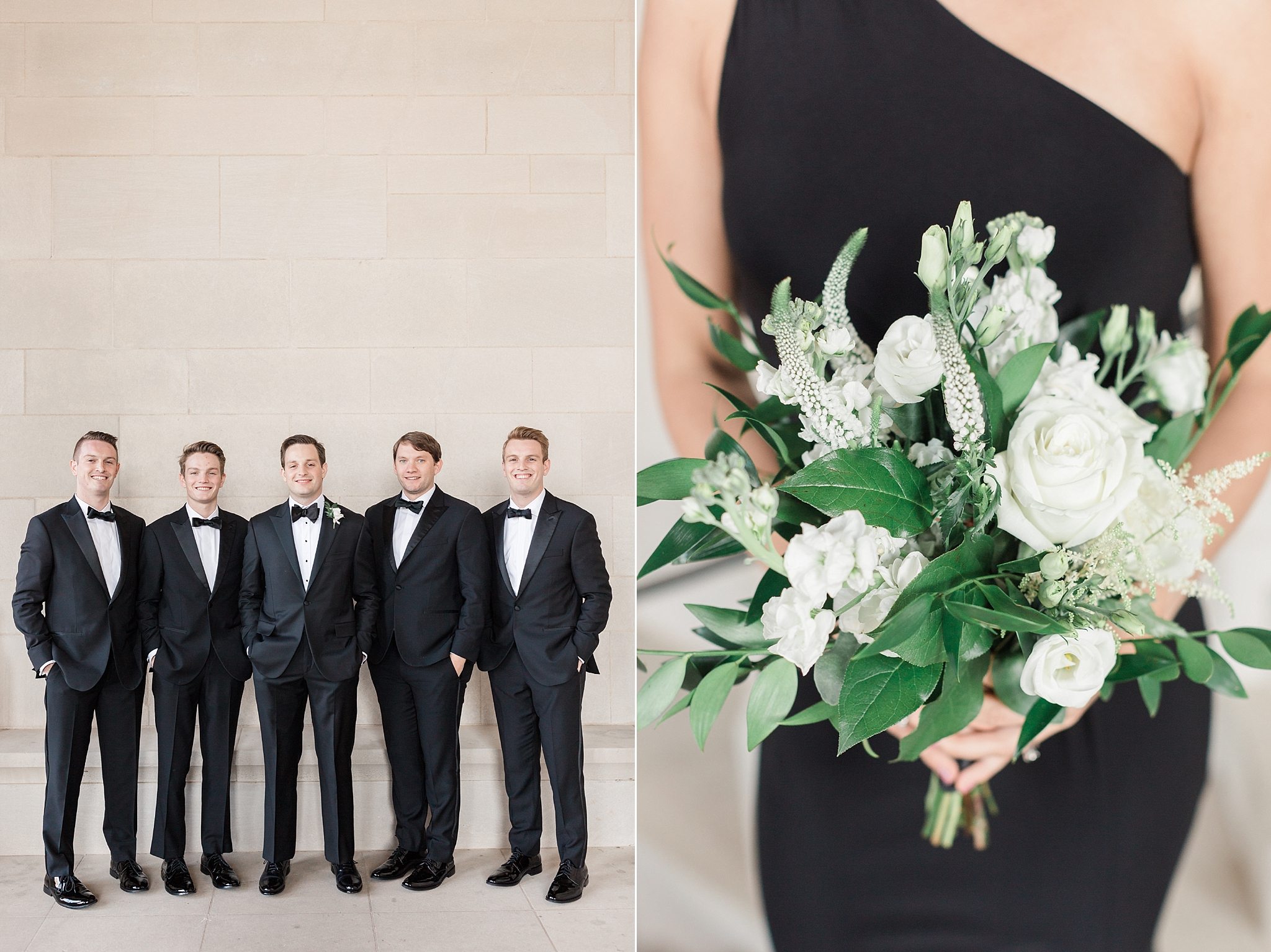 A classic black tie wedding at the Washington National Cathedral in DC with a reception at the Four Seasons in Georgetown.