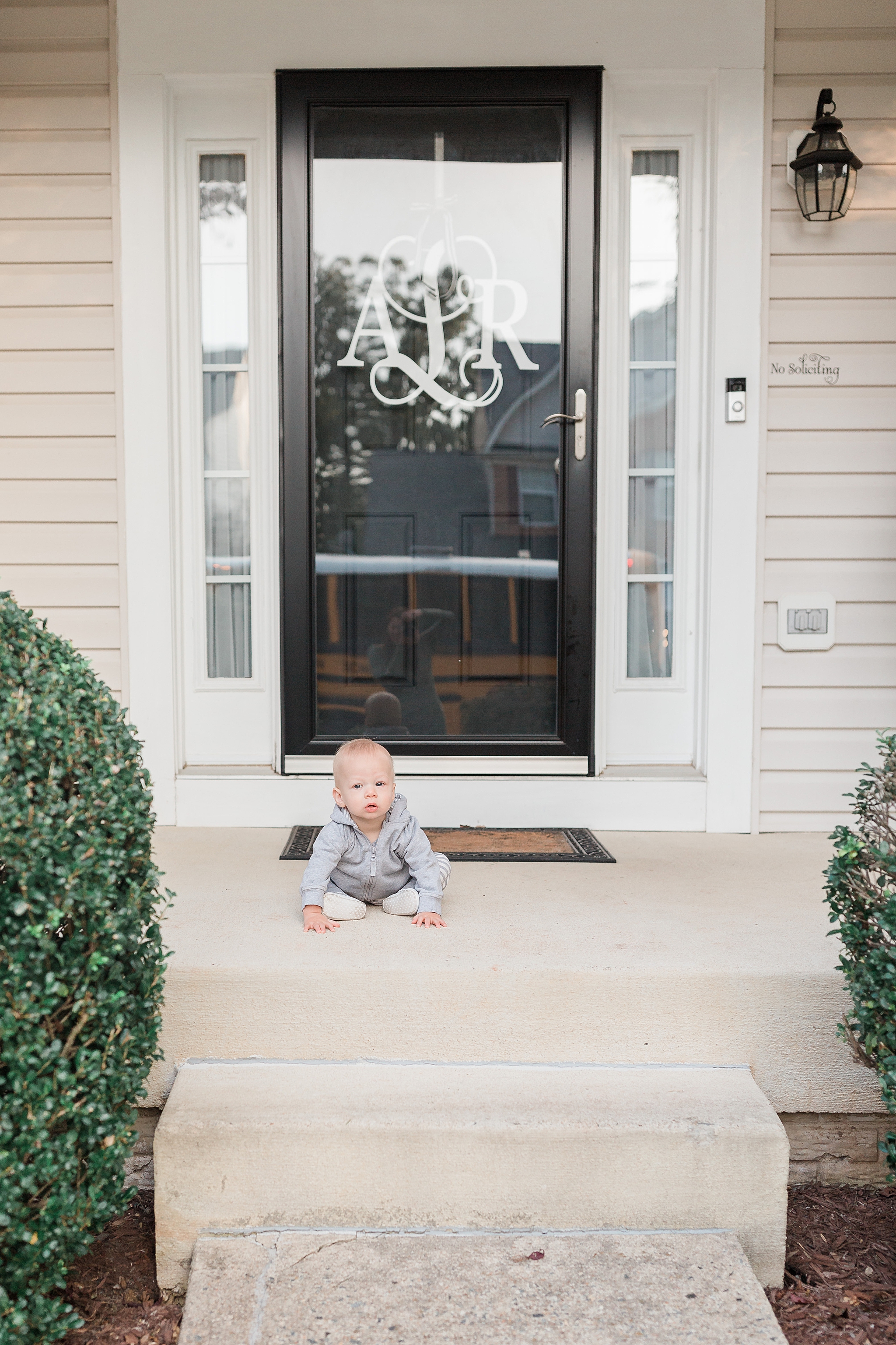 This DC wedding photographer shares personal photos of her new son, Landon James, from months ten through twelve of his life.