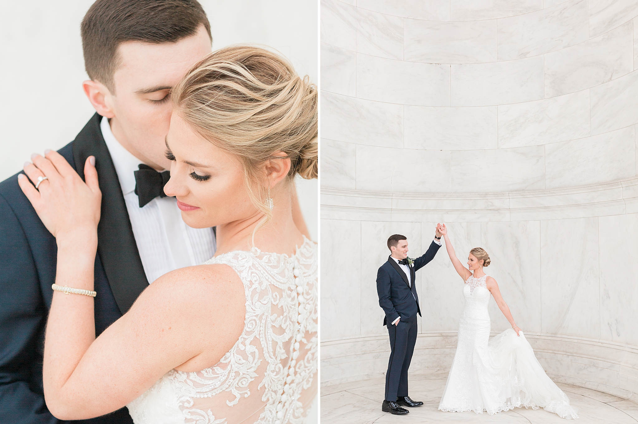 A classic Washington, DC wedding at the historic St. Matthews Cathedral with a reception at the Mayflower Hotel's Grand Ballroom.