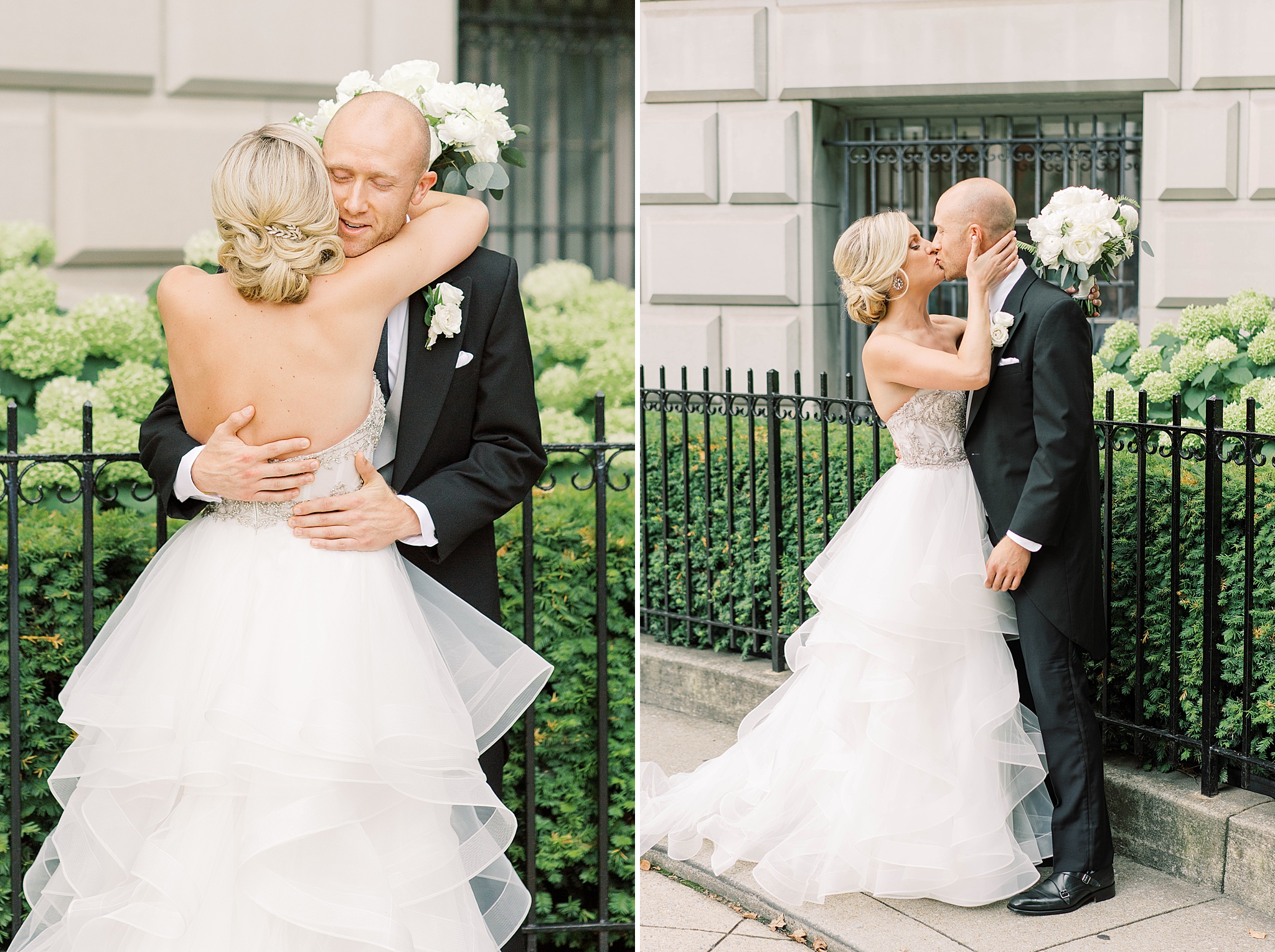 An elegant Carnegie Institution for Science wedding in Washington, DC photographed by Alicia Lacey Photography.