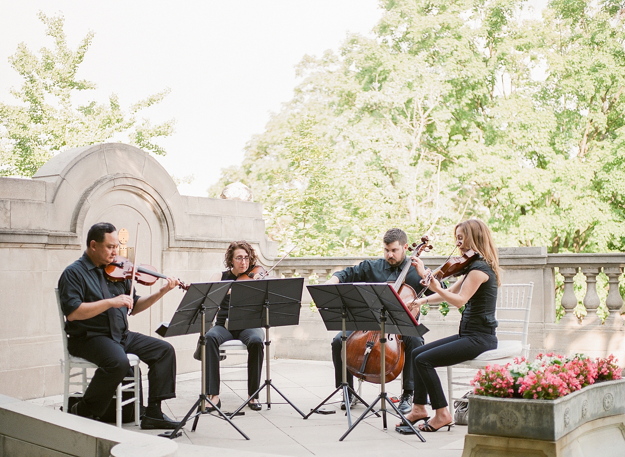 Four string quartet for a wedding at the Meridian House in Washington, DC.