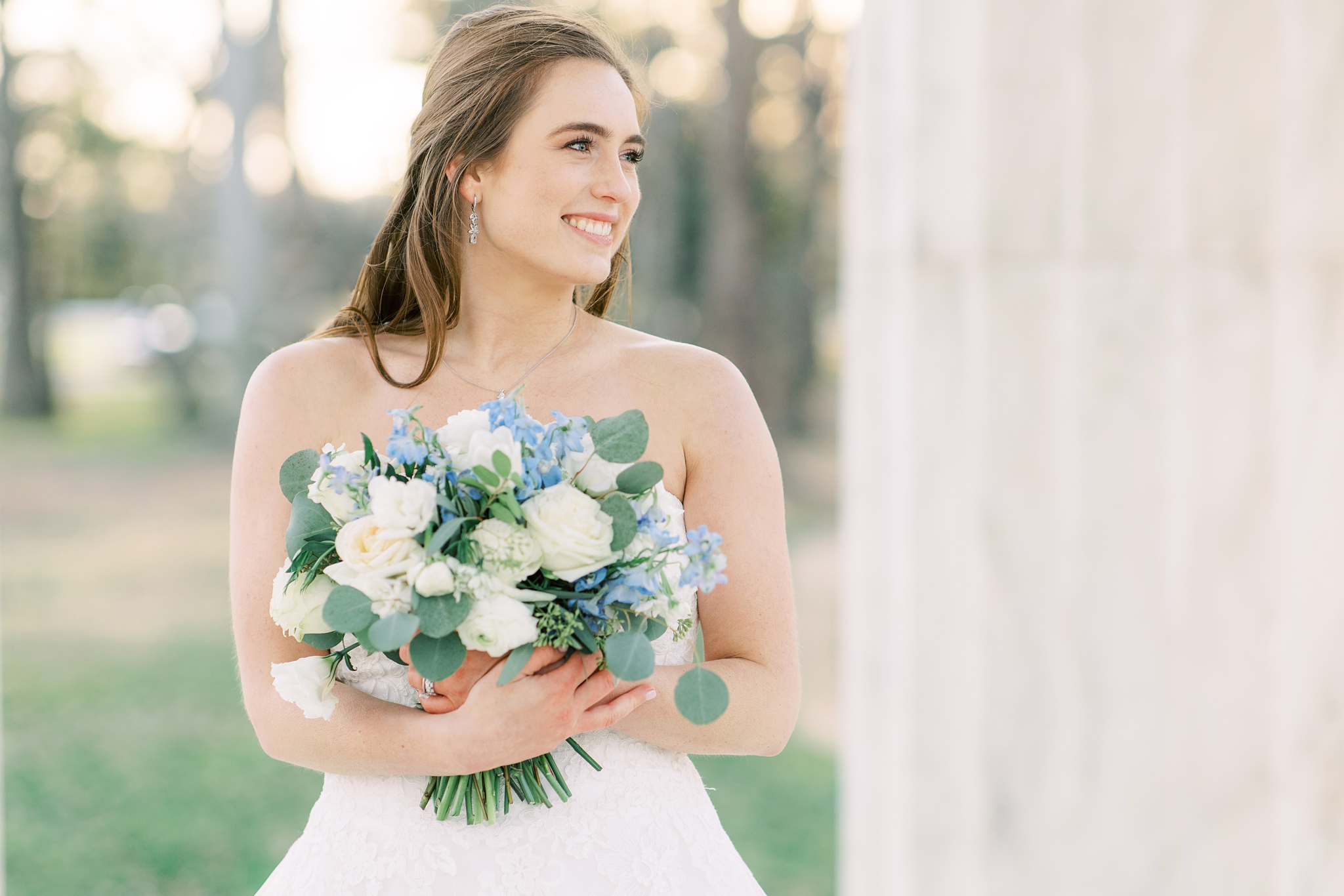 A romantic winter wedding across Washington, DC including St Matthews Cathedral, the DC War Memorial, and the National Museum of Women in the Arts.