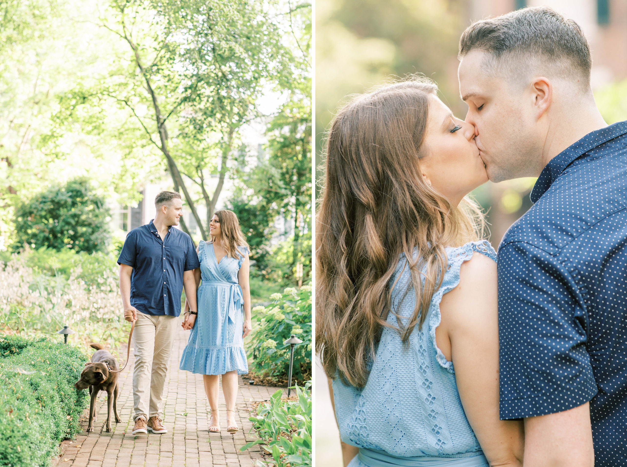 A fine-art anniversary session at sunrise throughout Old Town Alexandria, including the waterfront, cobblestone streets, and the Carlyle House.