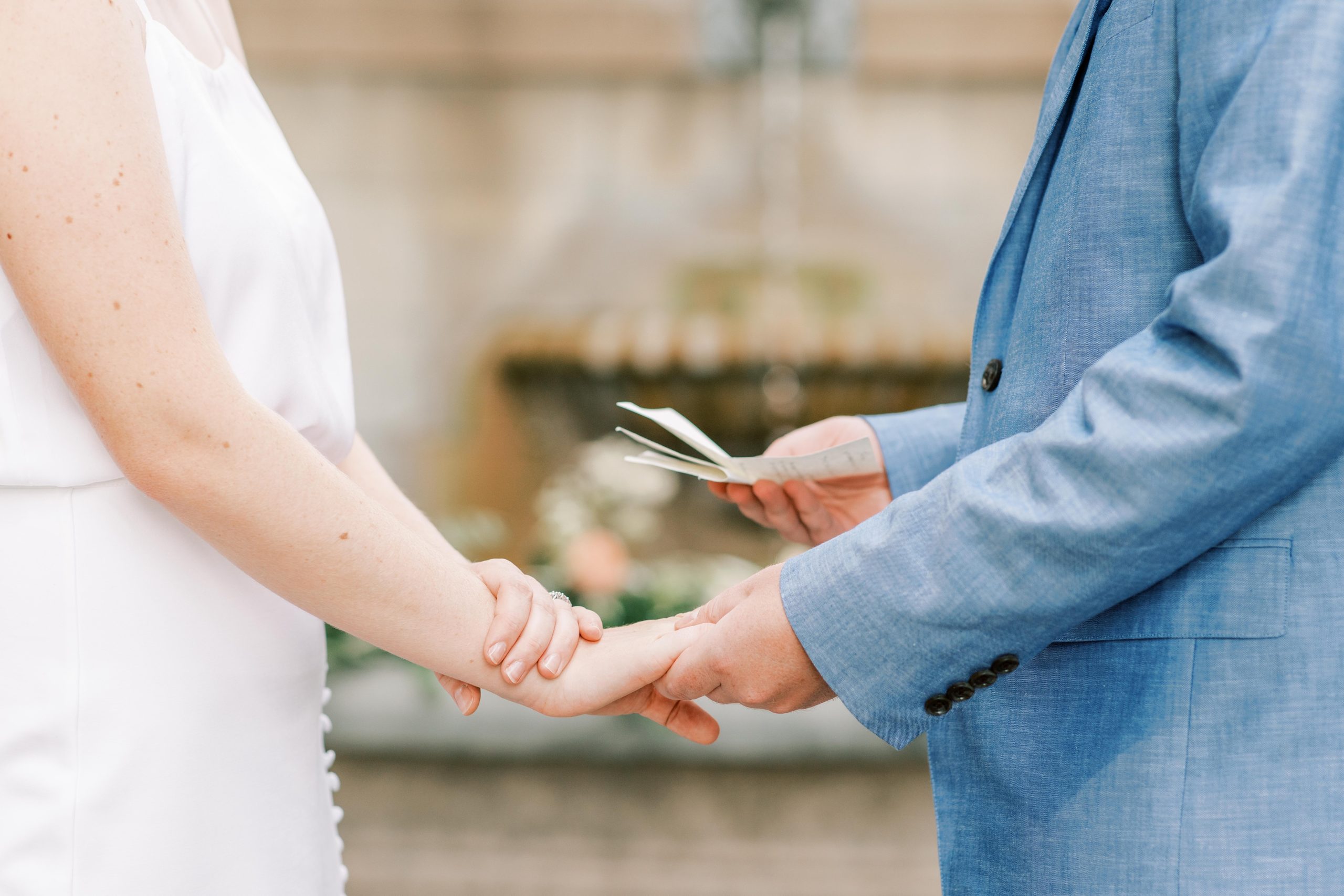 An intimate elopement wedding at the Spanish Steps in the Kalorama neighborhood of Washington, DC; complete with a newlywed picnic!