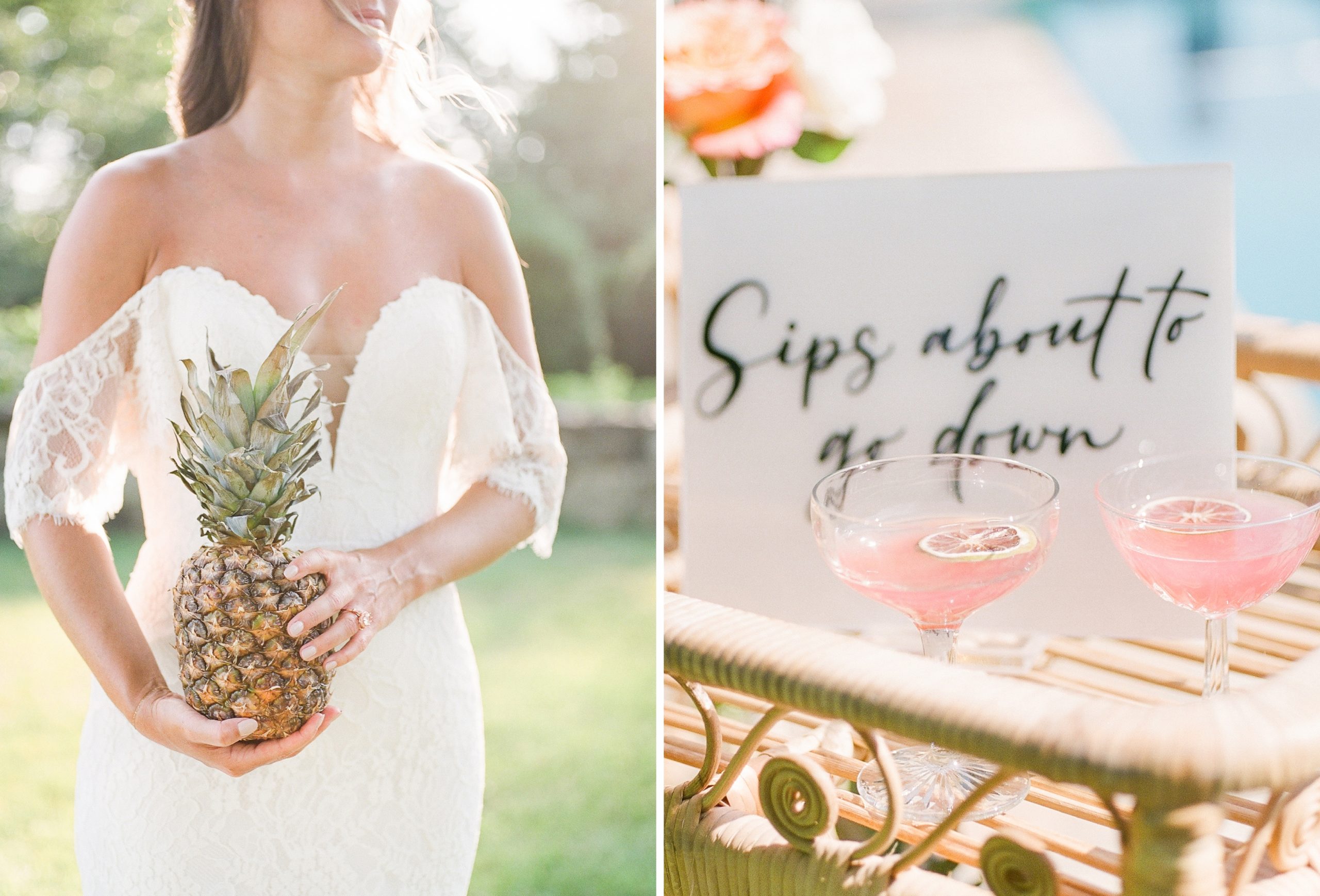 A chic and fun Palm Springs inspired wedding. Designed by SRS Events and photographed by DC wedding photographer, Alicia Lacey.