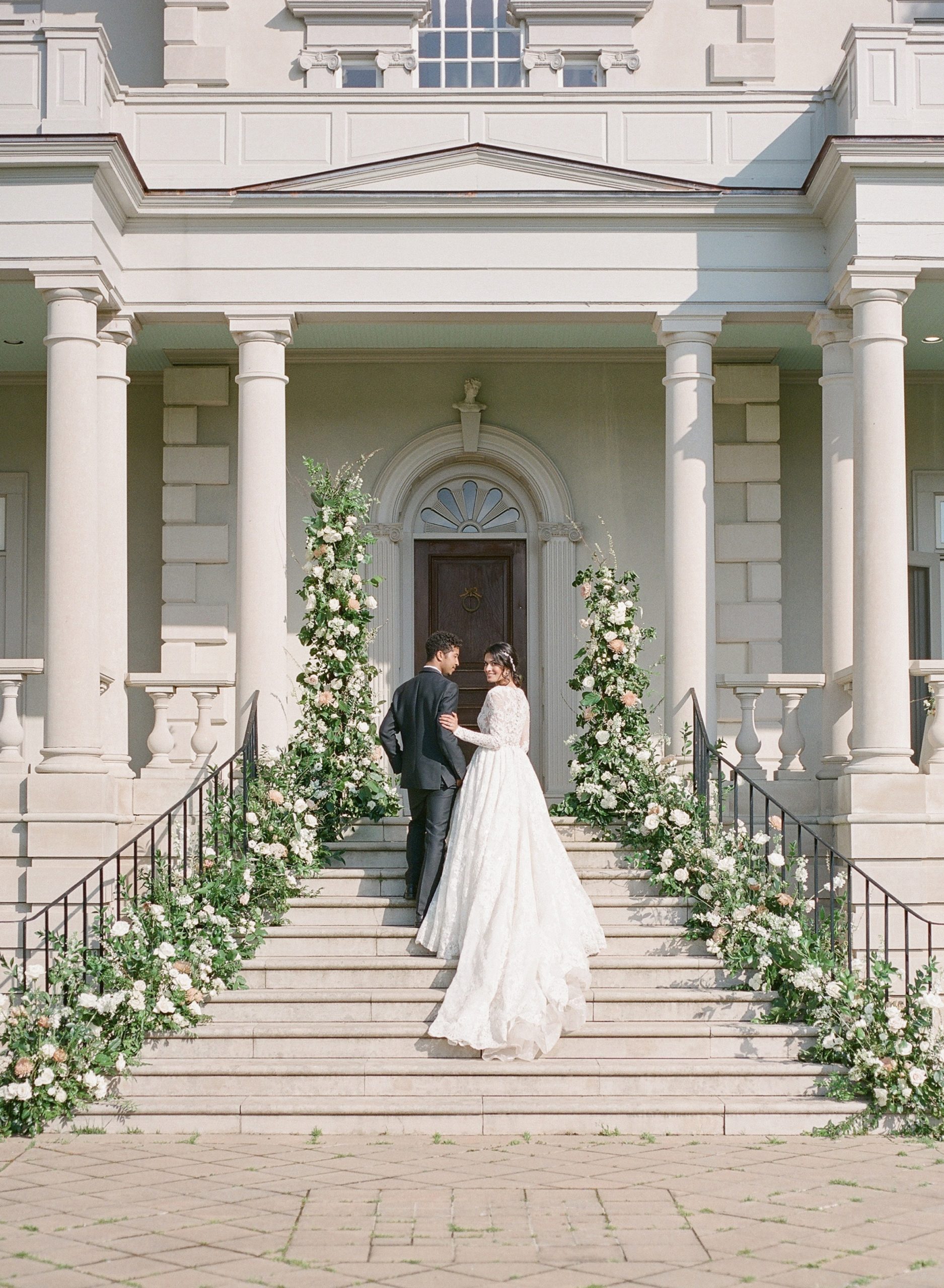 An elegant Great Marsh Estate wedding in Bealeton, VA -- photographed by DC wedding photographer, Alicia Lacey.