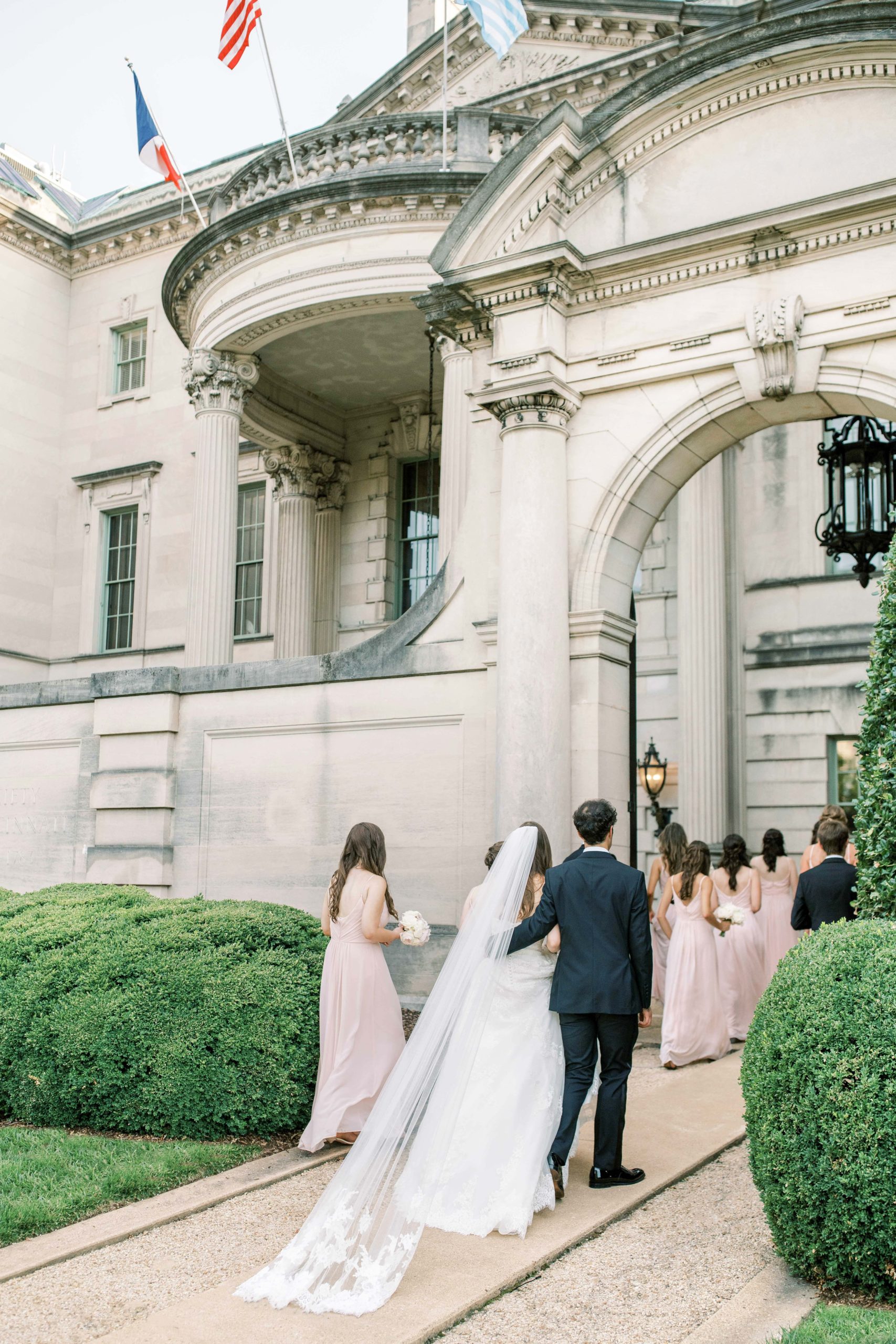 A stunning garden ceremony and ballroom reception from an Anderson House wedding in Washington, DC. 