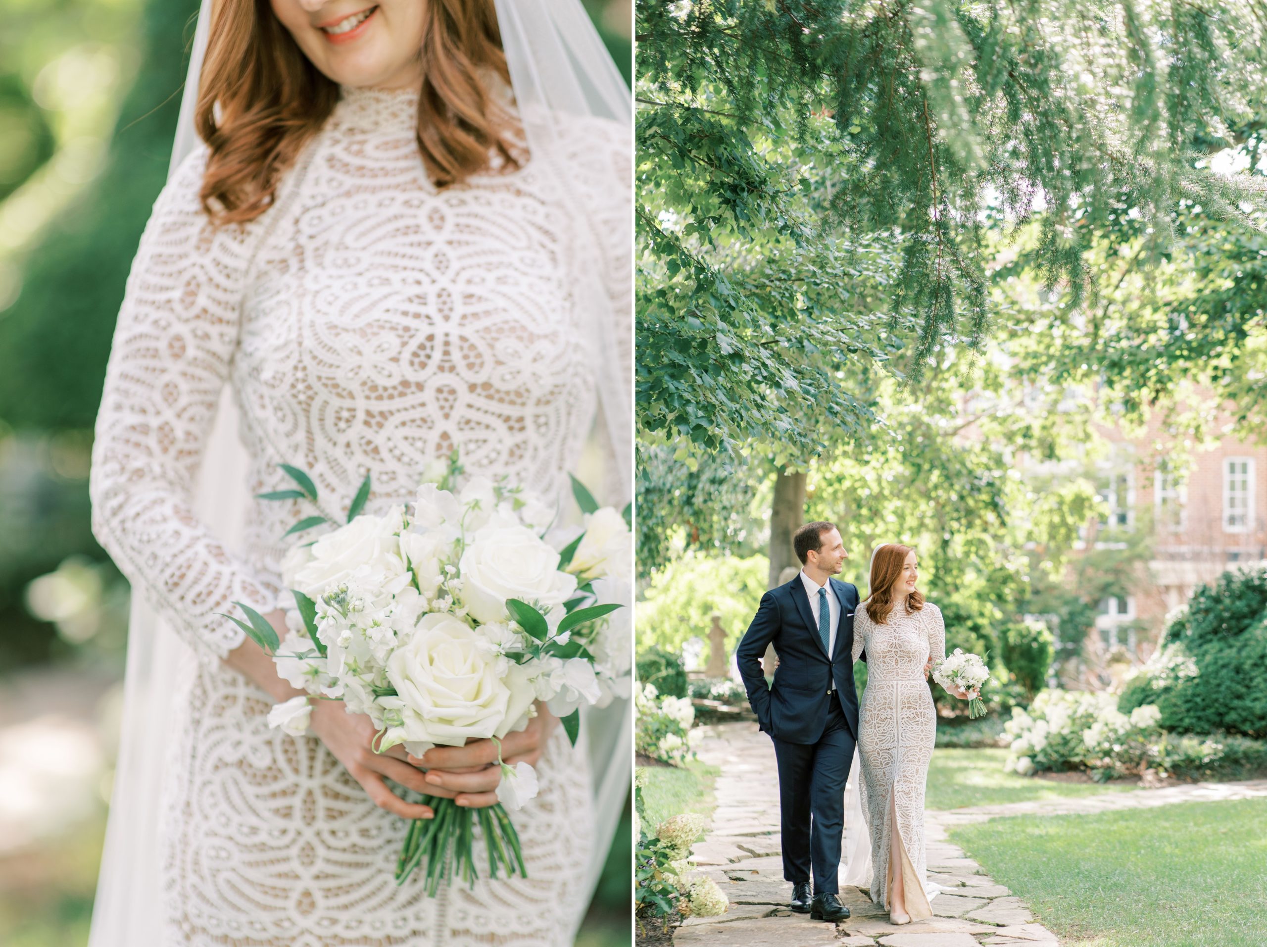 A stunning fall Meridian House wedding in Washington, DC captured by film photographer, Alicia Lacey. 