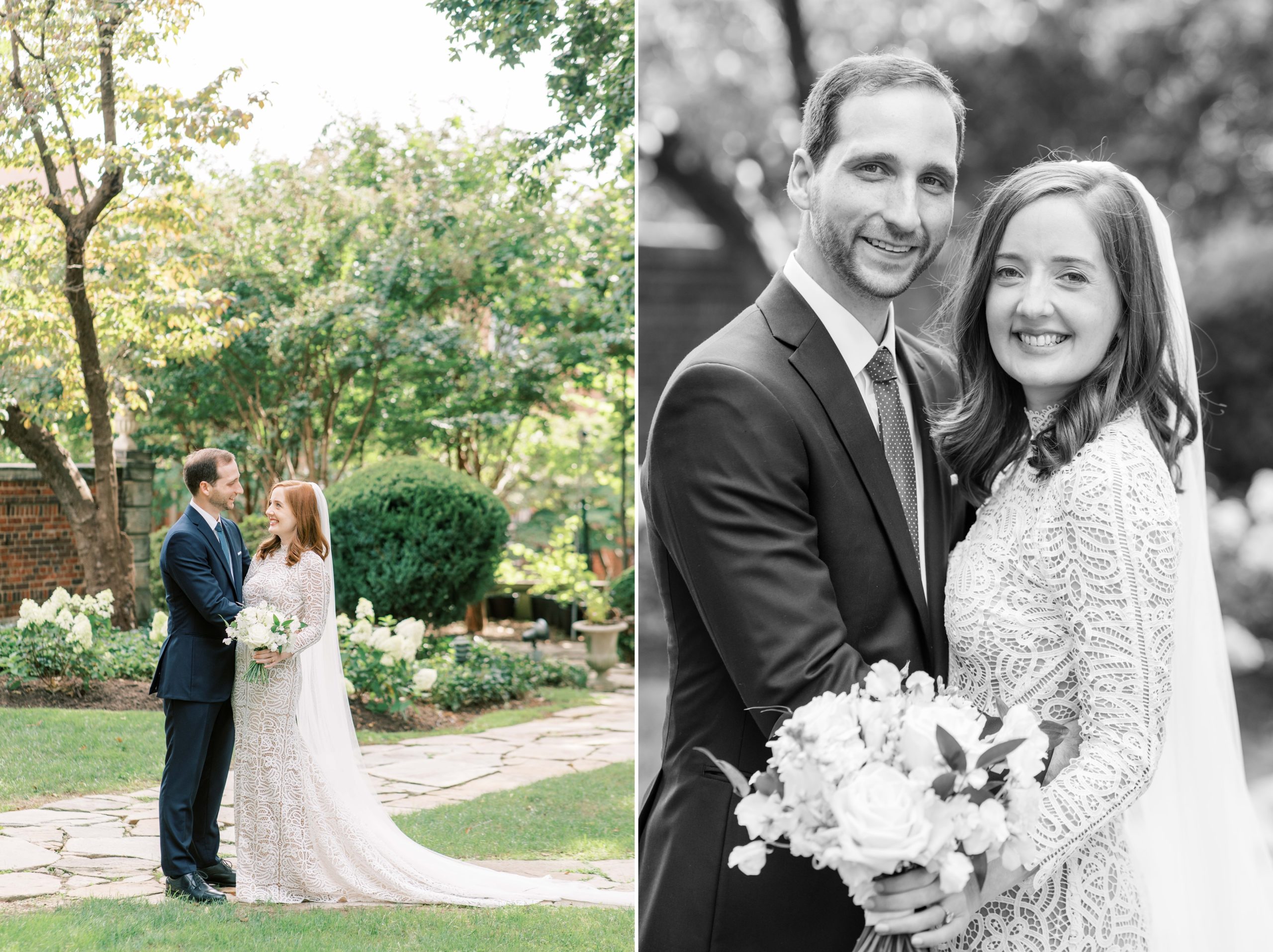 A stunning fall Meridian House wedding in Washington, DC captured by film photographer, Alicia Lacey. 